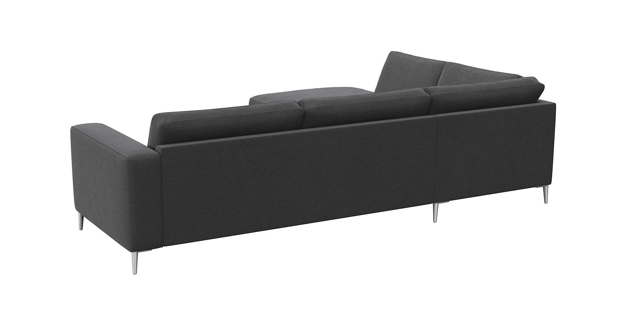 FLEXLUX Hoekbank Fiore, super zitcomfort door koudschuim in de zitting, L-vorm