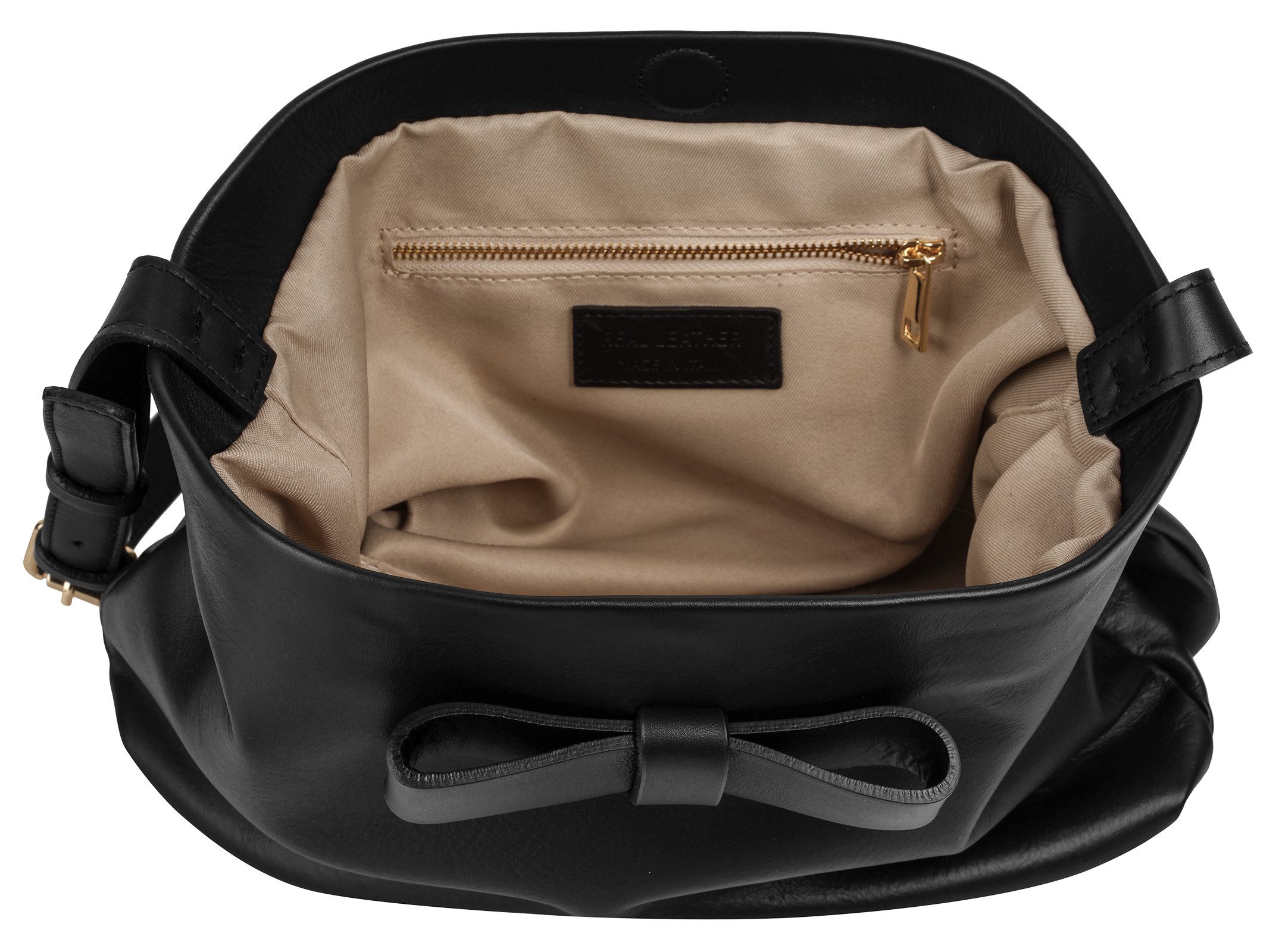 Samantha Look Schoudertas echt leer, made in italy