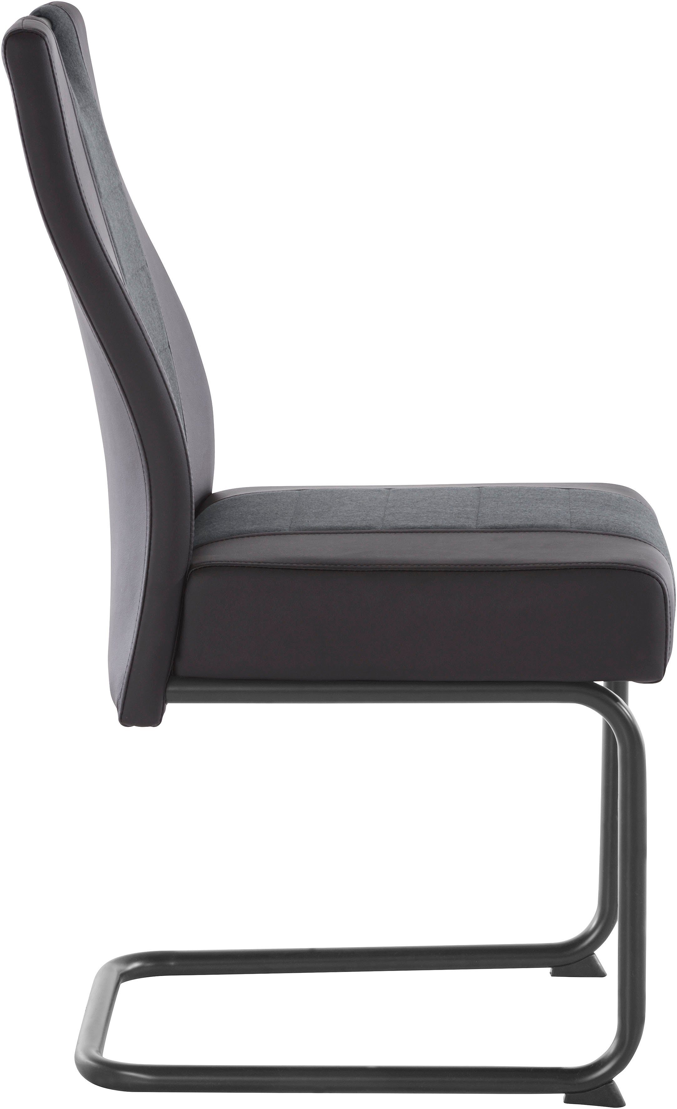 HELA Eetkamerstoel Erika S 2 of 4 stuks, comfortabele bekleding met binnenvering, sledestoel (set)