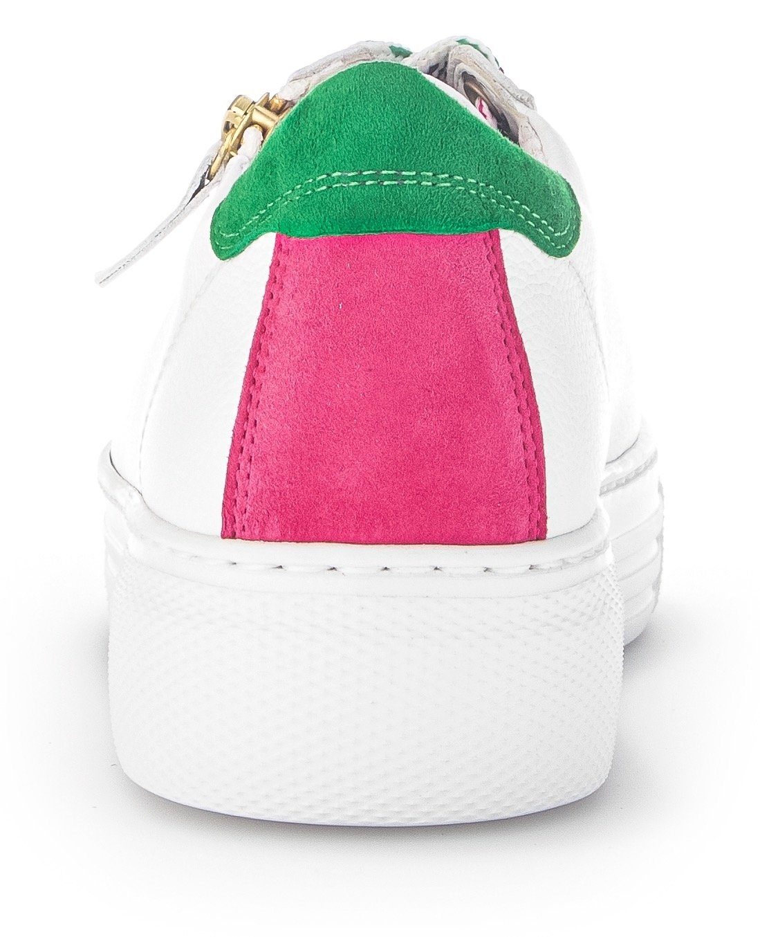 Gabor Plateausneakers Florence met kleurrijke accenten, breedte g, vrijetijdsschoen, lage schoen, veterschoen