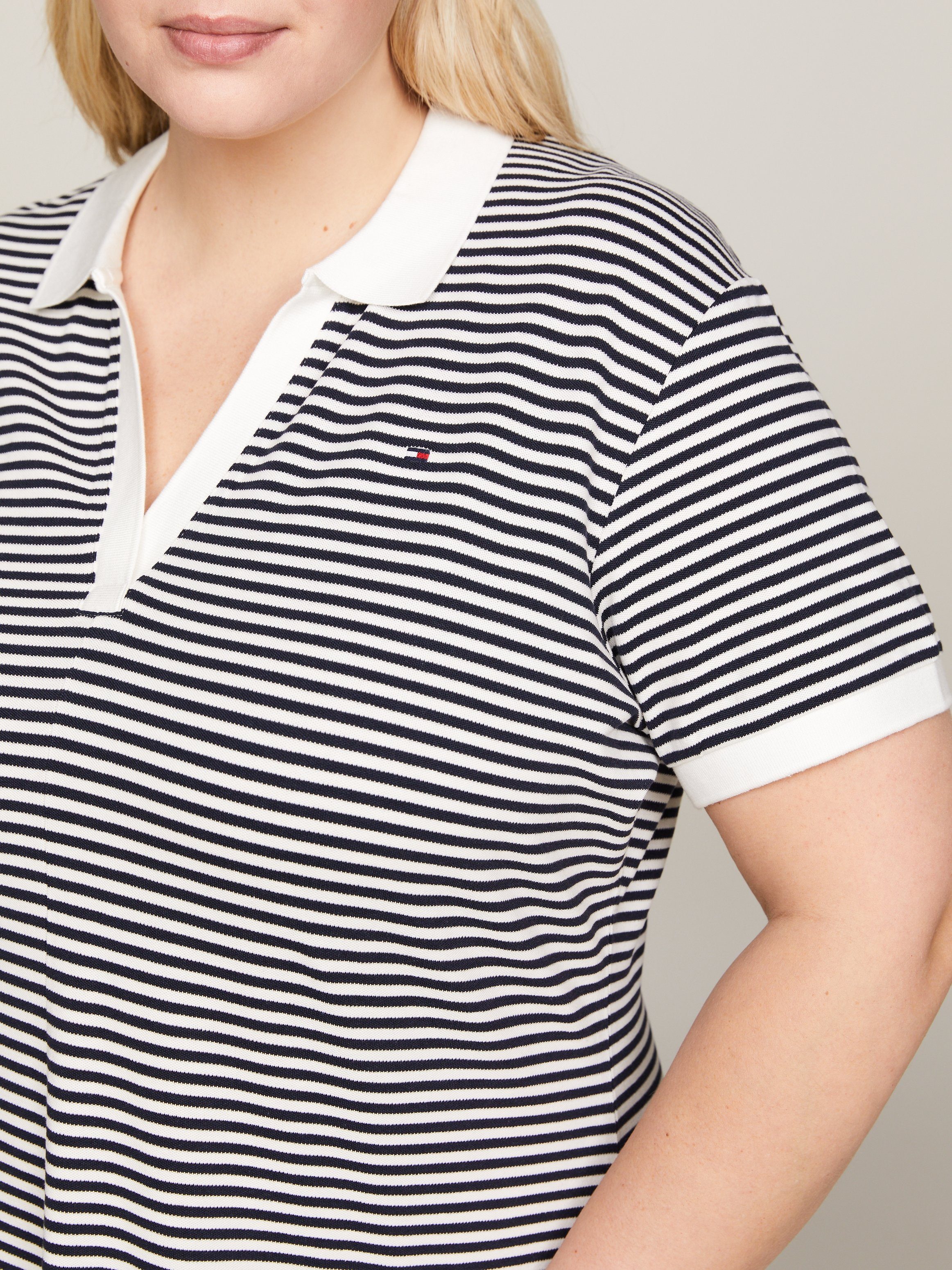 Tommy Hilfiger Curve Polojurk CRV OPEN PLACKET F&F LY POLO DRS