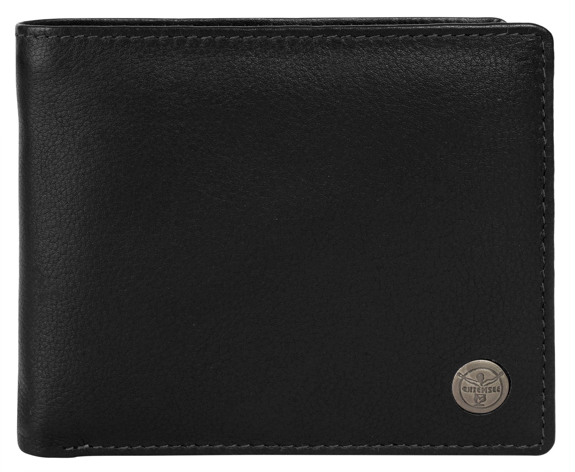Chiemsee Portemonnee echt leder unisex portemonnees zwart