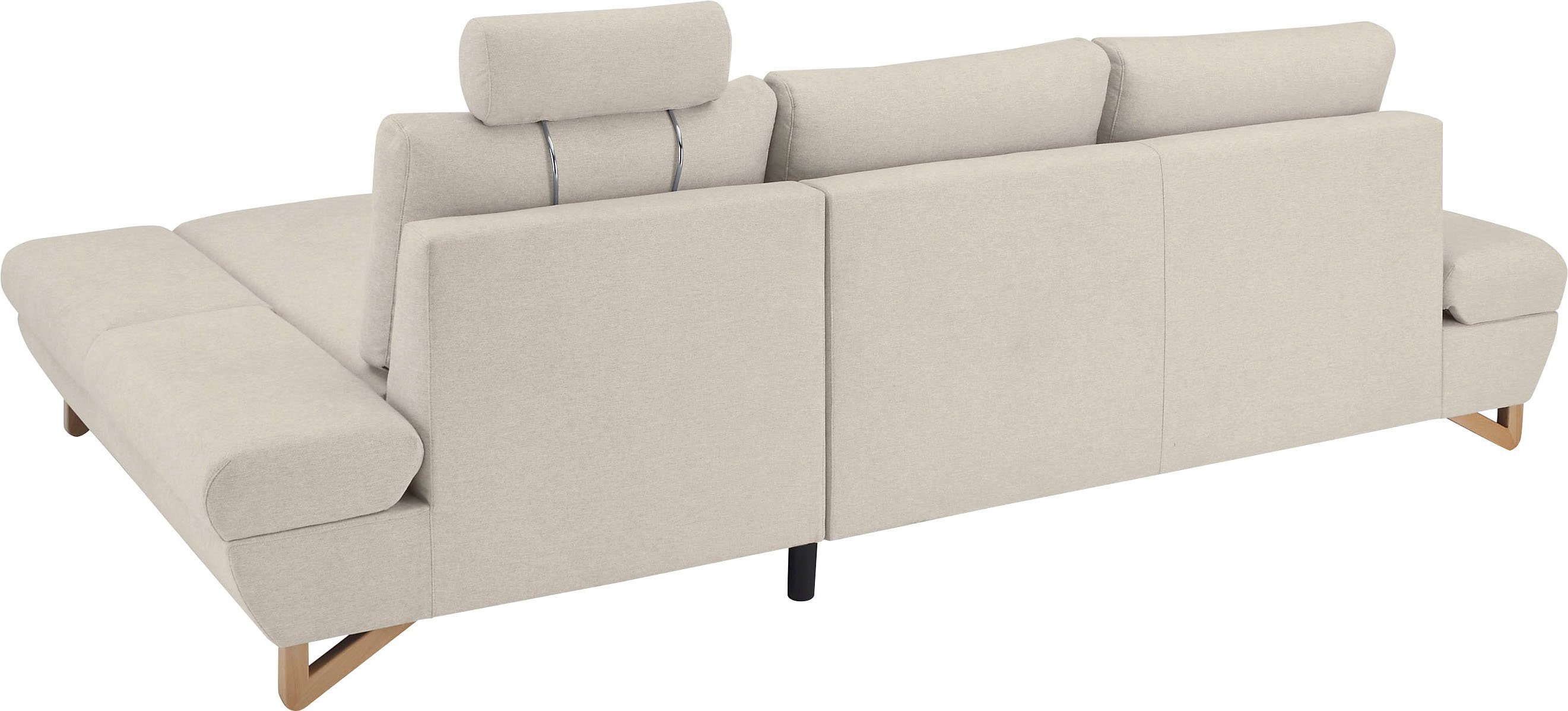 INOSIGN Slaapbank City/Giron comfortabele slaapbank (ligoppervlak 245 x 138 cm) en bedlade