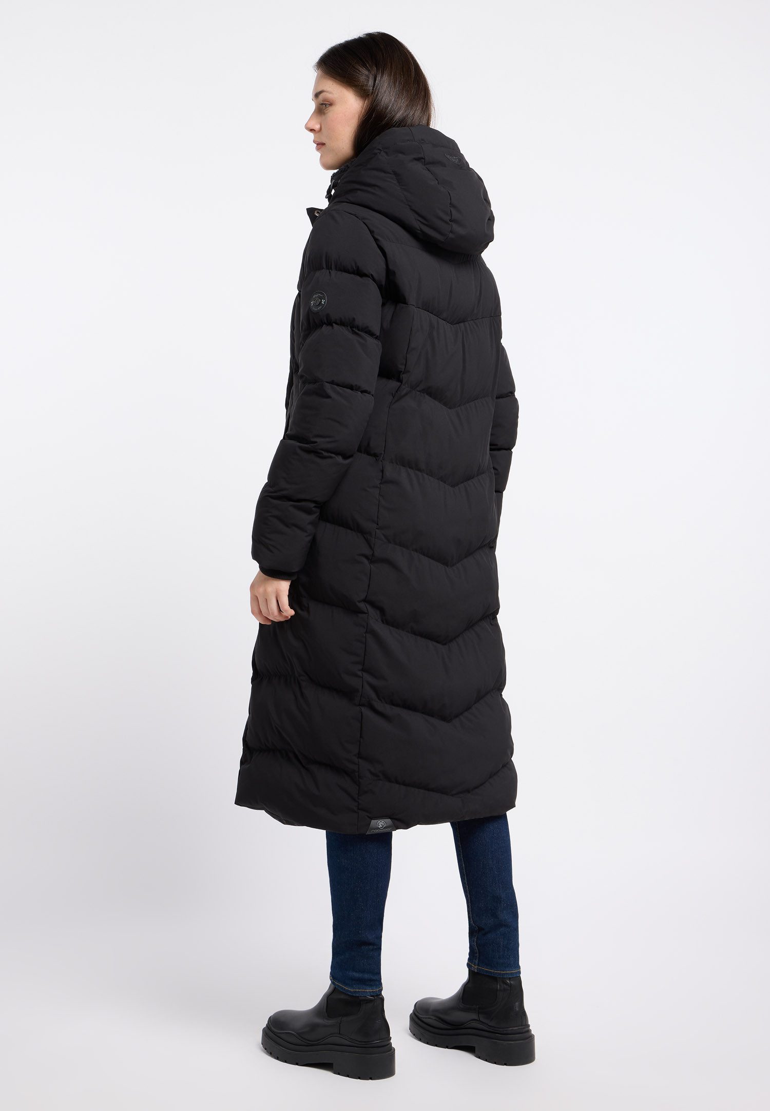 Ragwear Gewatteerde jas PAVLA LONG warme en waterafstotende winterjas