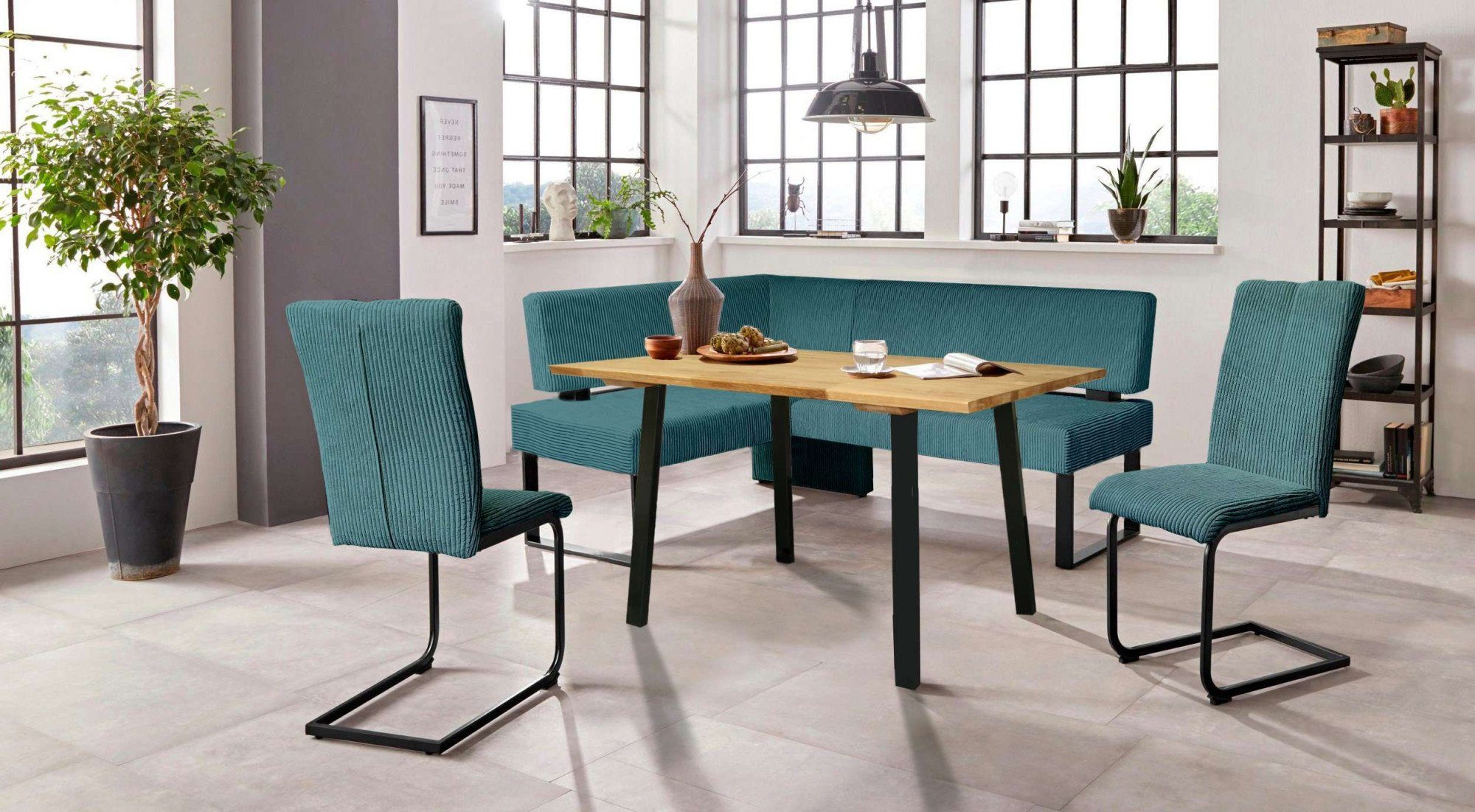 Home affaire Vrijdragende stoel Oliver Stoel belastbaar tot 120 kg (set, 2 stuks)