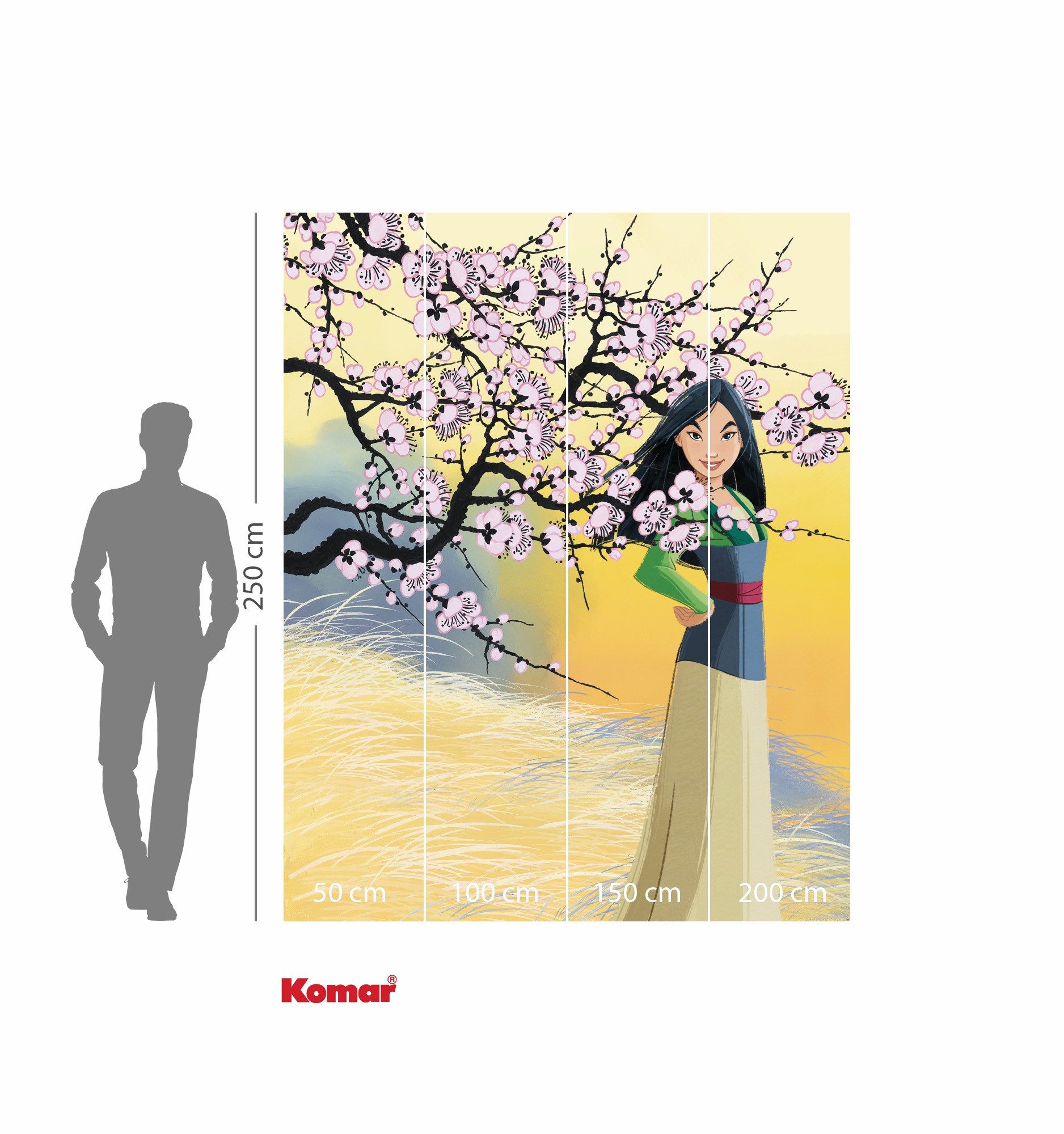 Komar Kinderbehang Disney Mulan Cherry Blossoms (1 stuk)