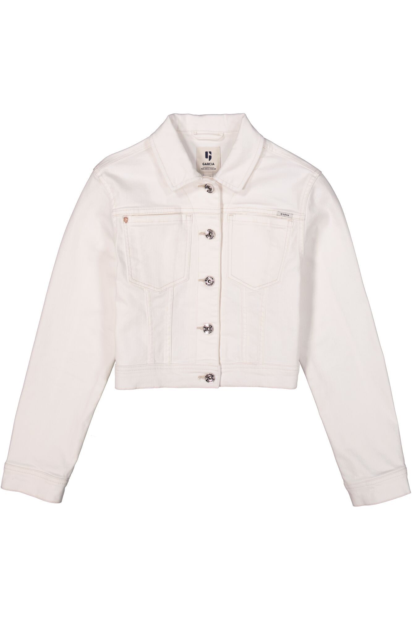 Garcia Jeansjack met borstzakken, voor meisjes
