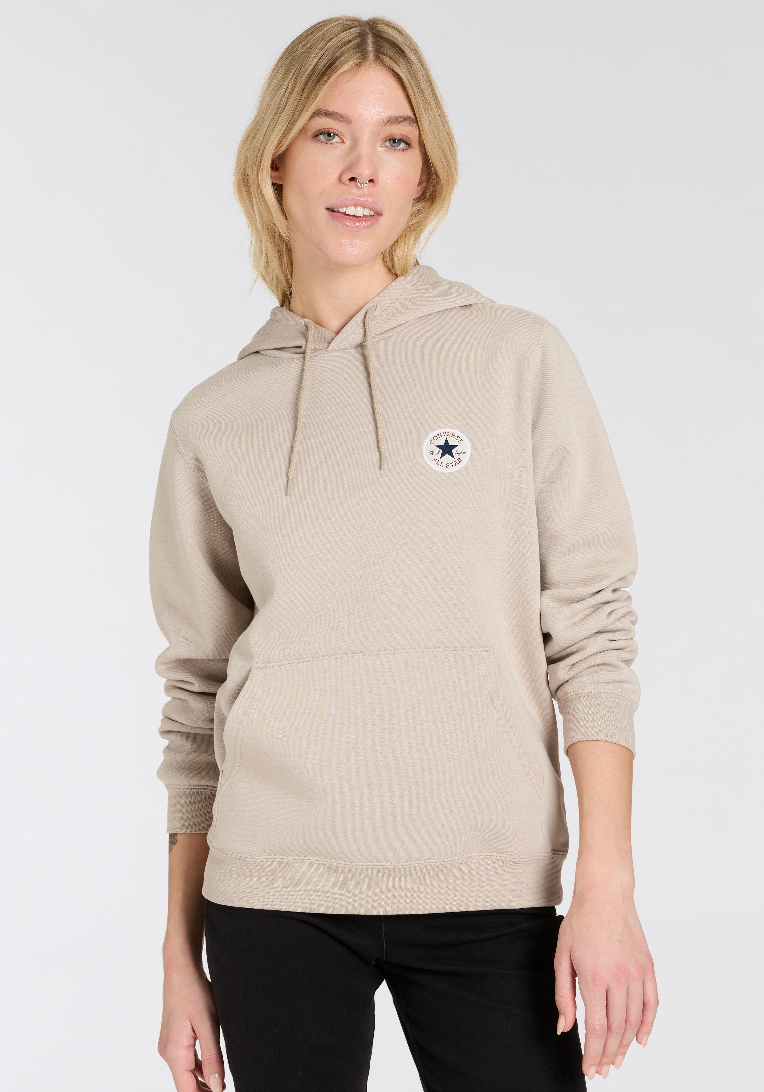Converse Hoodie CONVERSE GO-TO CHUCK TAYLOR PATCH HOODIE (1-delig)