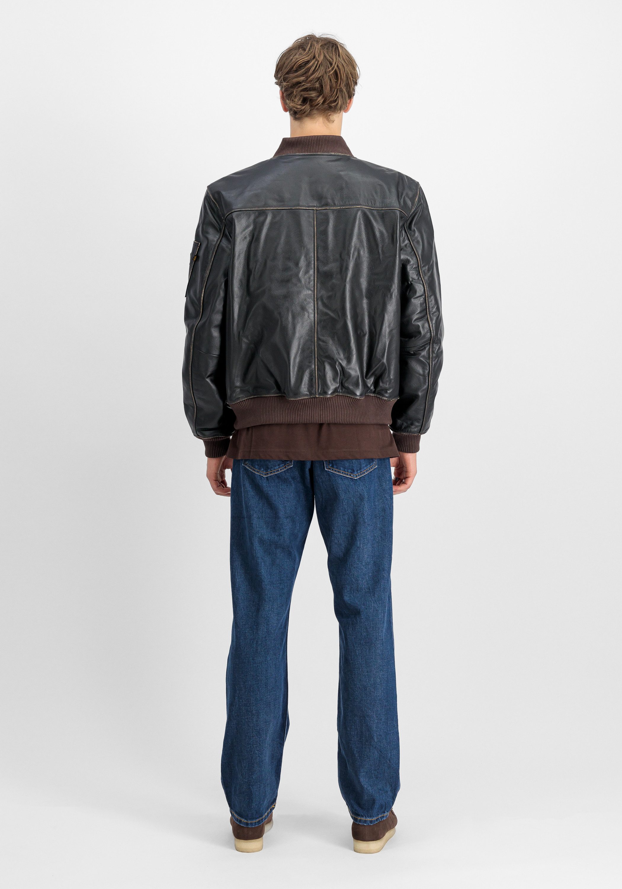 Alpha Industries Leren jack Alpha Industries Men - Leather & Vegan Jackets MA-1 Leather LF