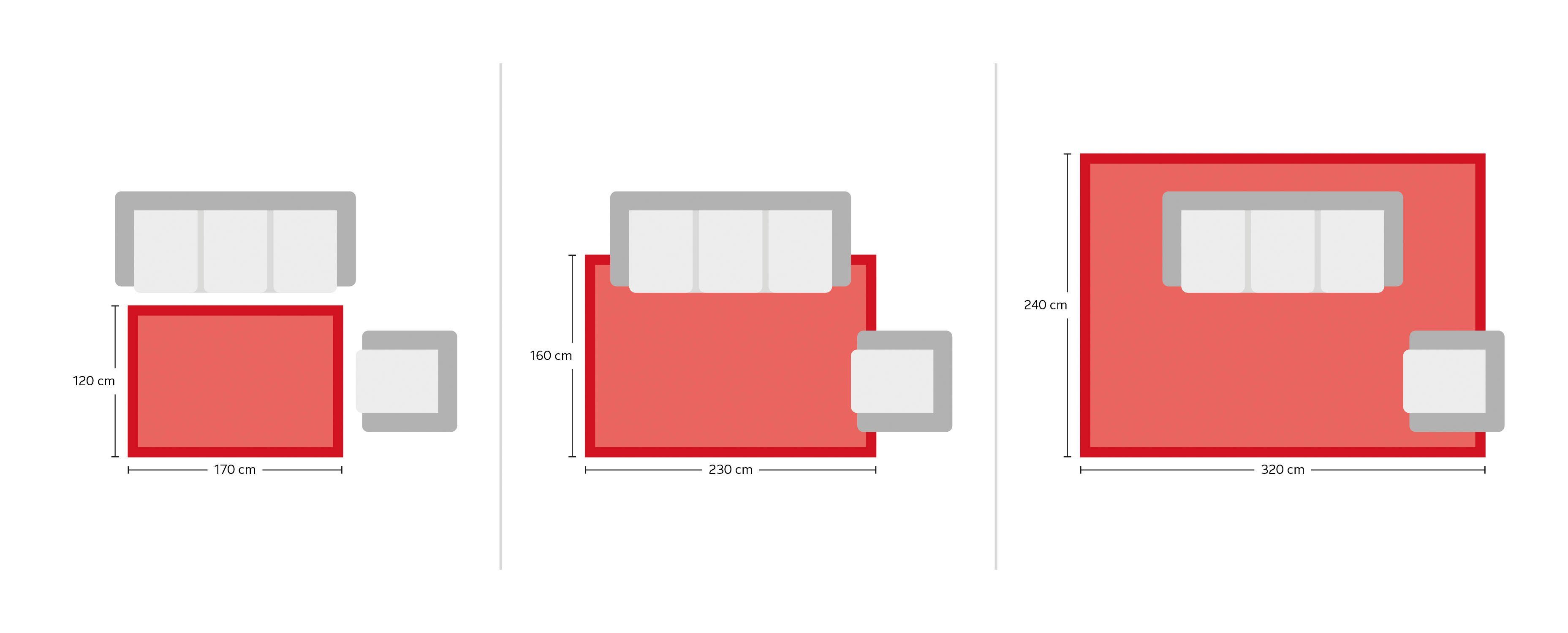 my home Hoogpolig vloerkleed Microvezeltapijt Magong, bijzonder zacht, zeer fijne pool uni, woonkamer, slaapkamer, kinderkamer, ook rond en als loper
