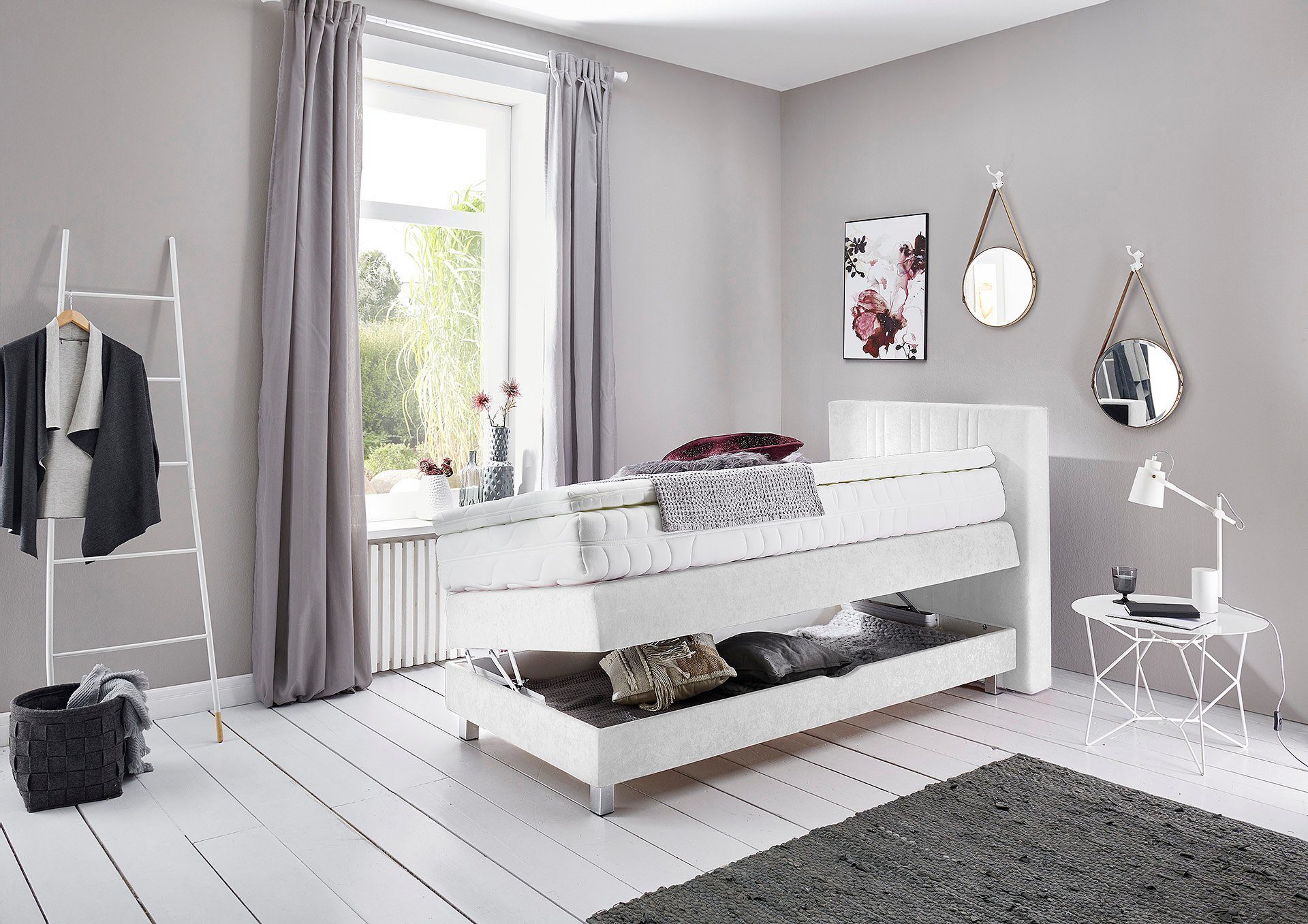 Westfalia Polsterbetten Boxspring naar keuze met bedkist en topmatras
