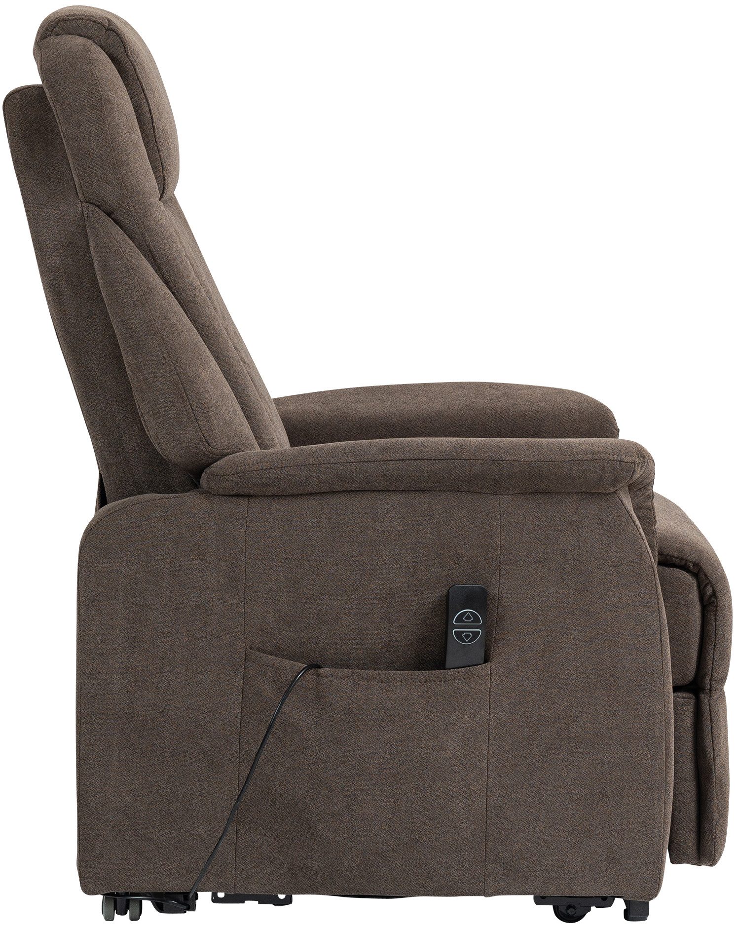 Duo Collection Relaxfauteuil Toronto XXL met elektrische opsteun en relaxfunctie tot 150 kg belastbaar, pocketvering, staalgolfondersteuning (set)