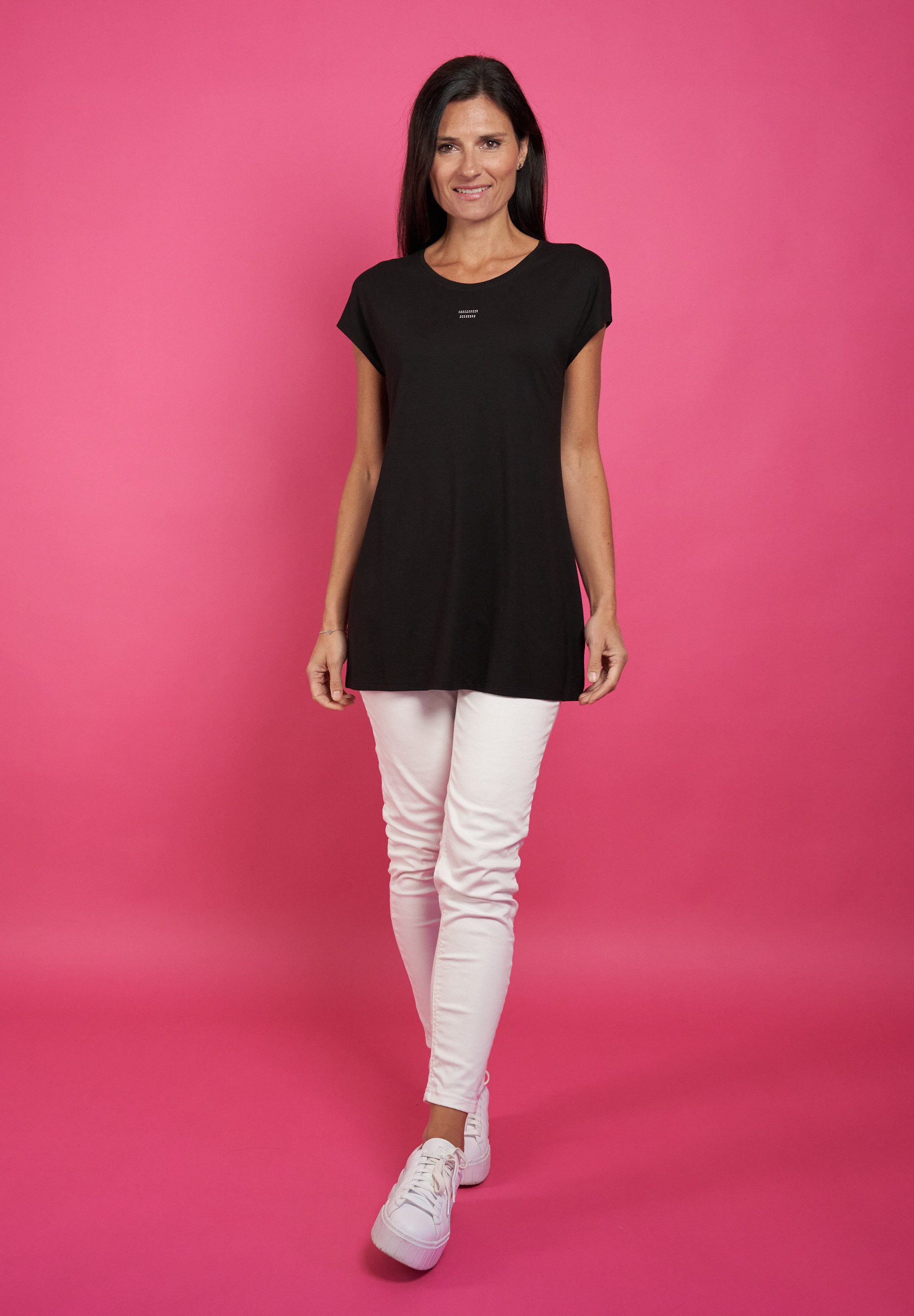 Seidel Moden T-shirt met verbrede schouders, made in germany