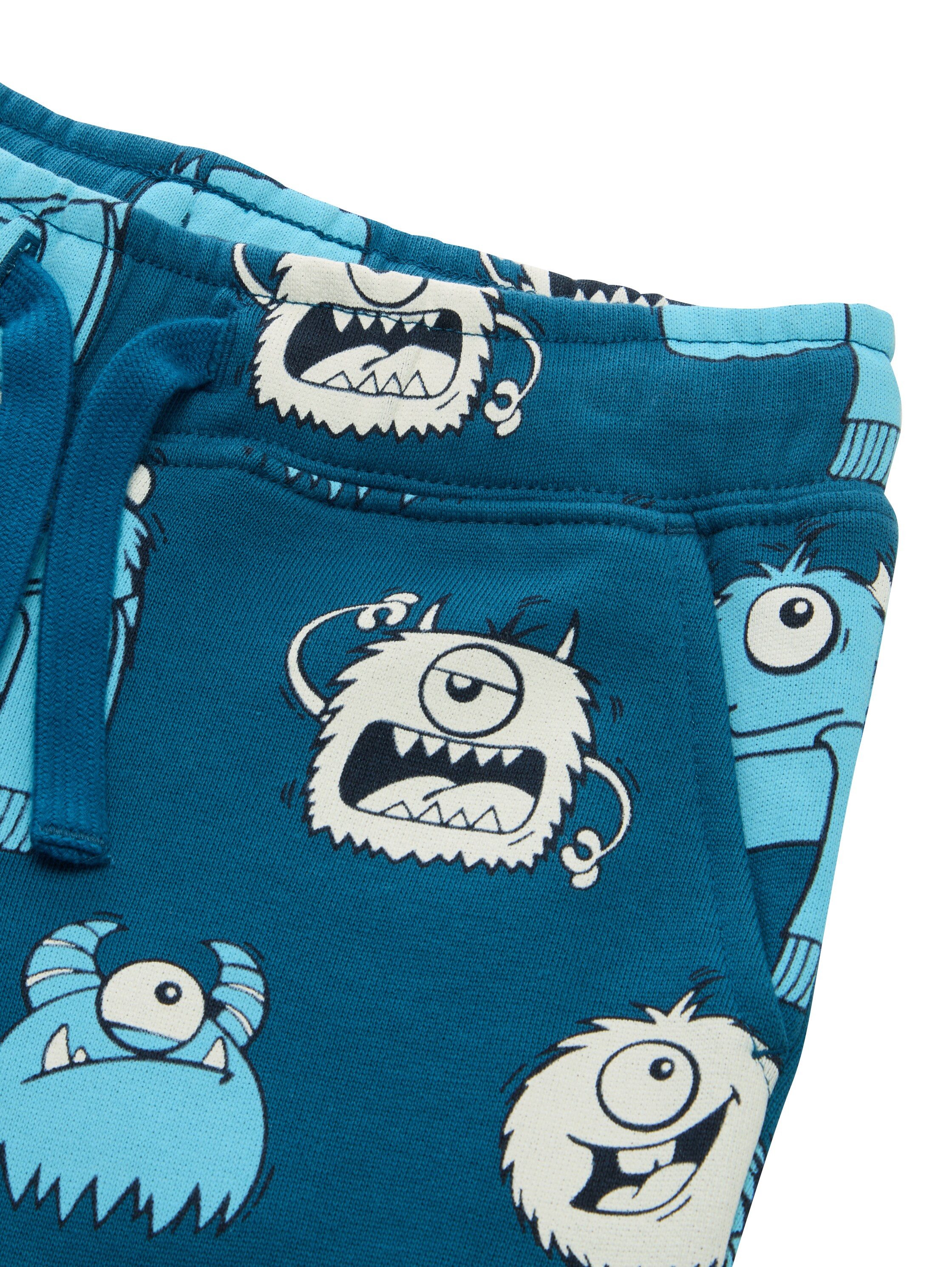 Tom Tailor Joggingbroek met allover-monster-prints