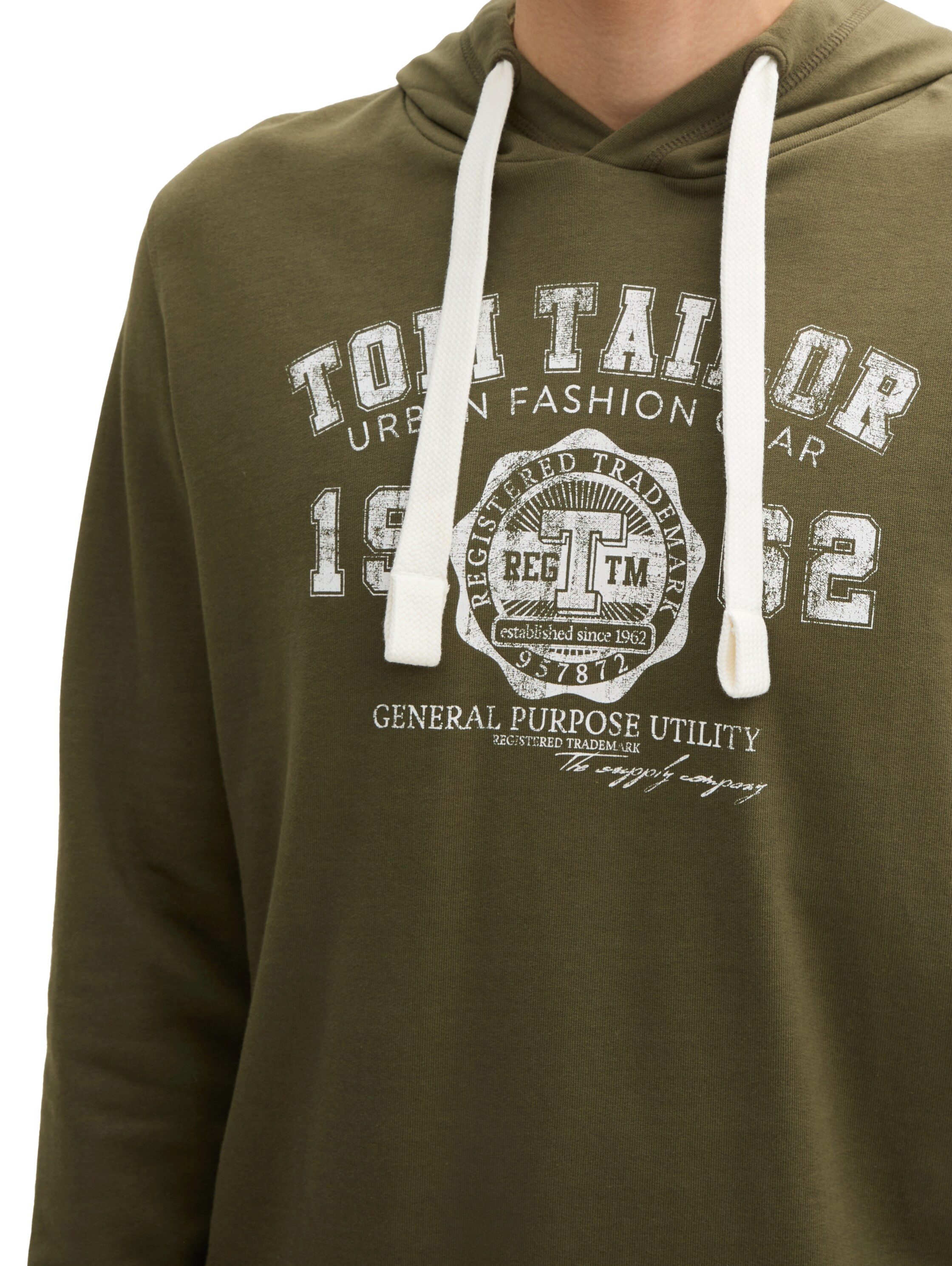 Tom Tailor Hoodie met logoprint