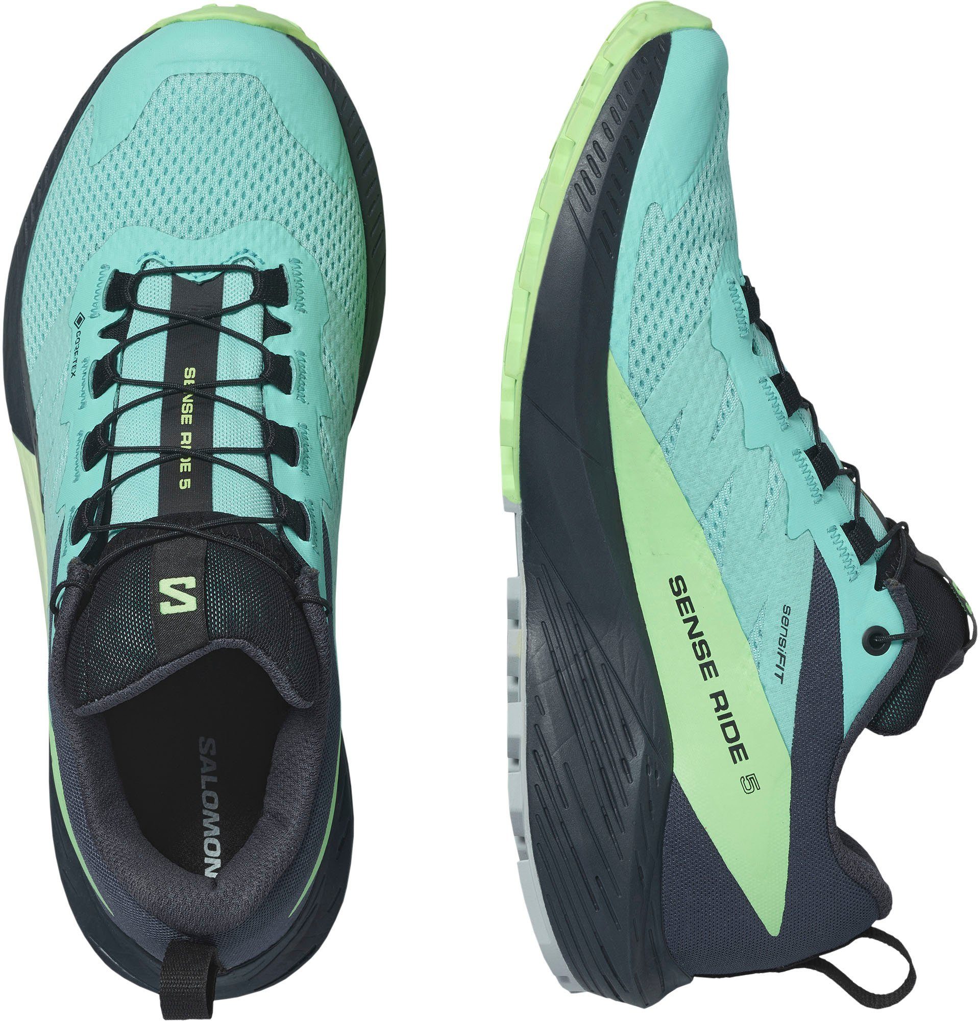 Salomon Trailrunningschoenen SENSE RIDE 5 GORE-TEX® W waterdicht, trailrunningschoenen