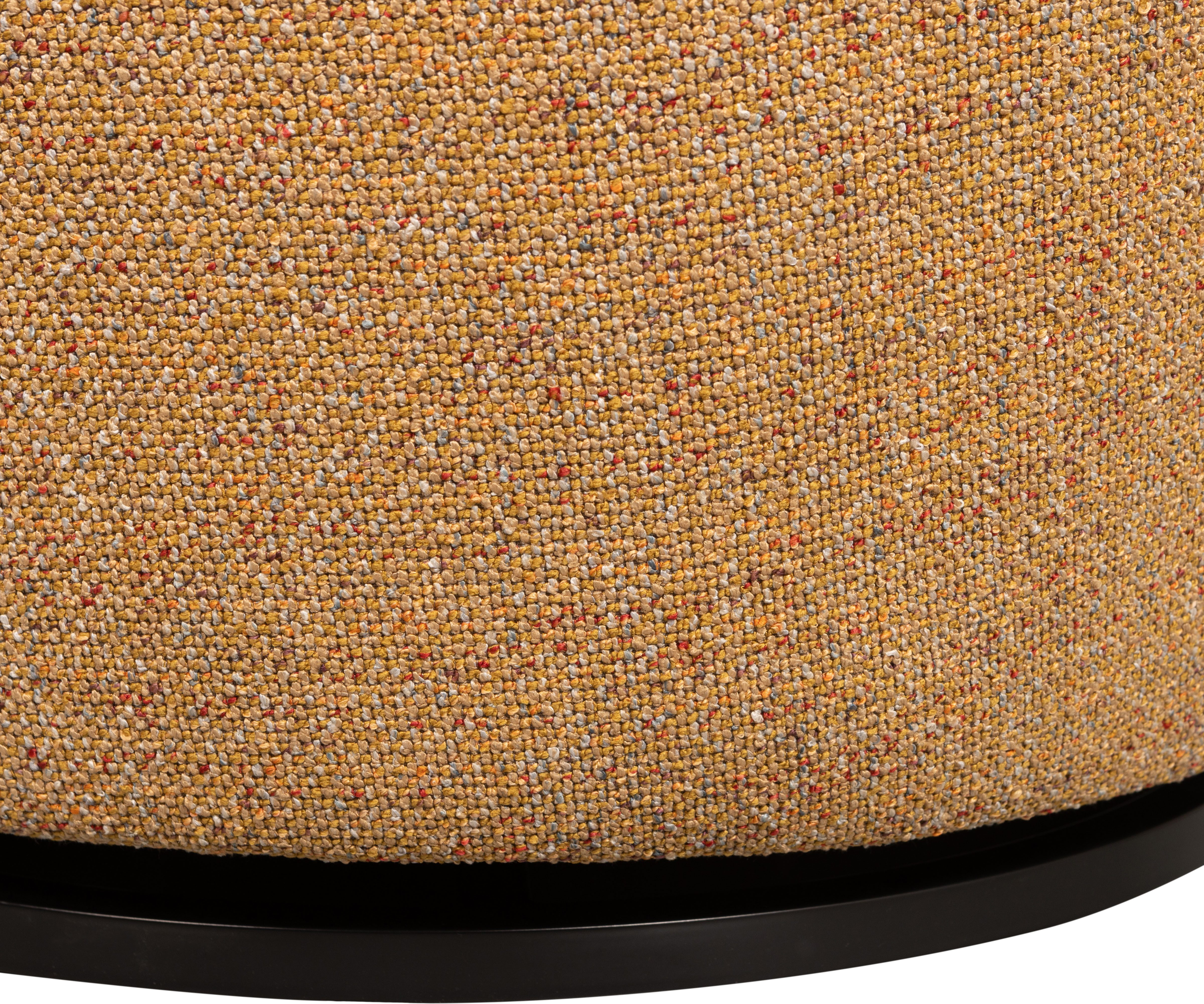 WOOOD Draaibare fauteuil Serra in elke richting draaibaar, ronde vorm, h 68 cm x b 70 cm