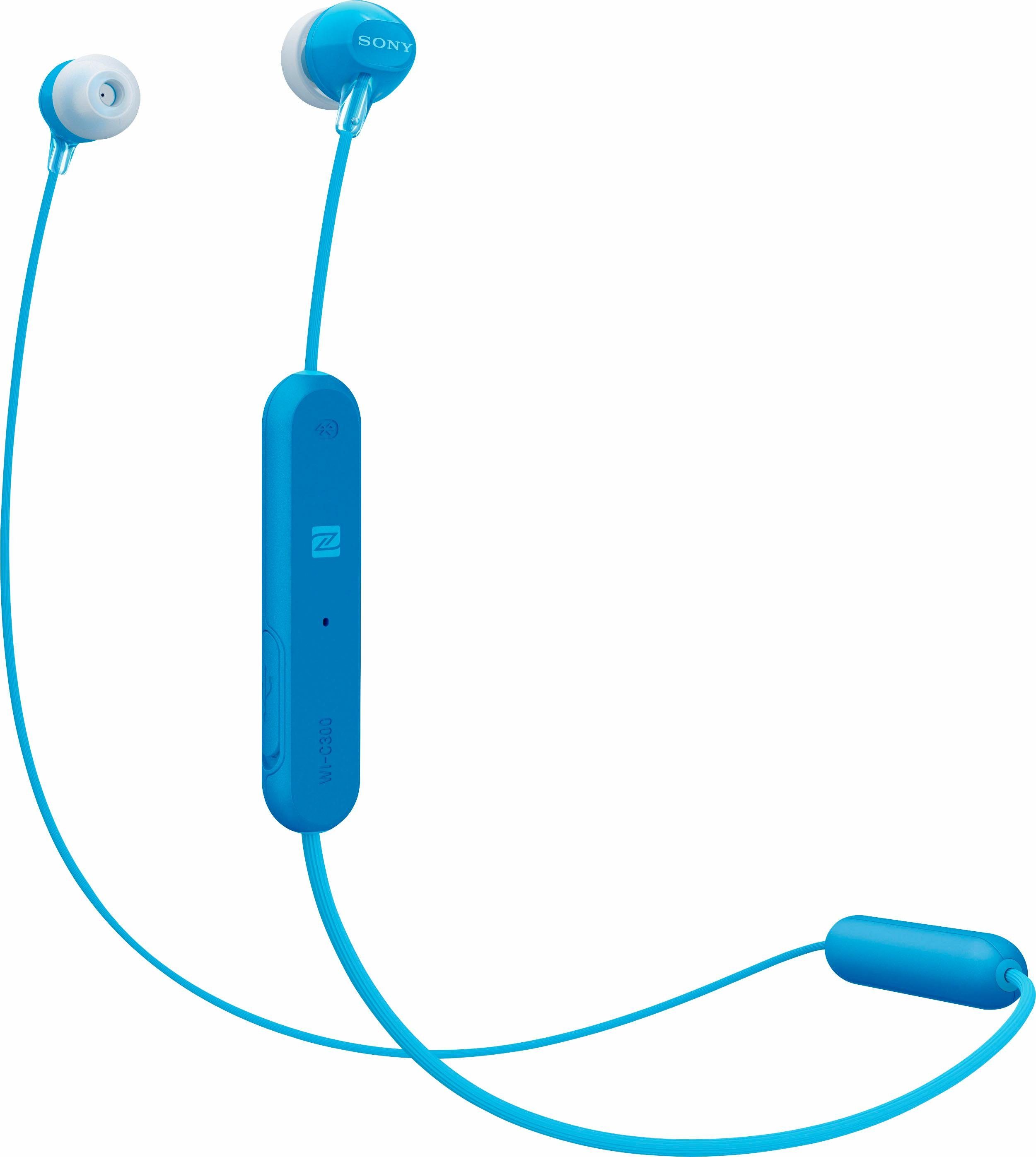 Otto - SONY Sony WI-C300 in-ear-hoofdtelefoon (bluetooth, NFC, ingebouwde microfoon)