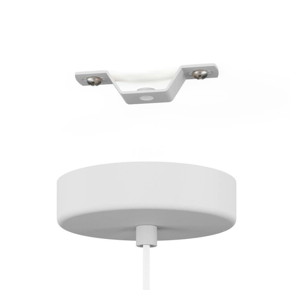 EGLO Hanglamp RAZONI 1 Hanglamp, hanglamp van metaal en glas in wit, E27 fitting (1 stuk)