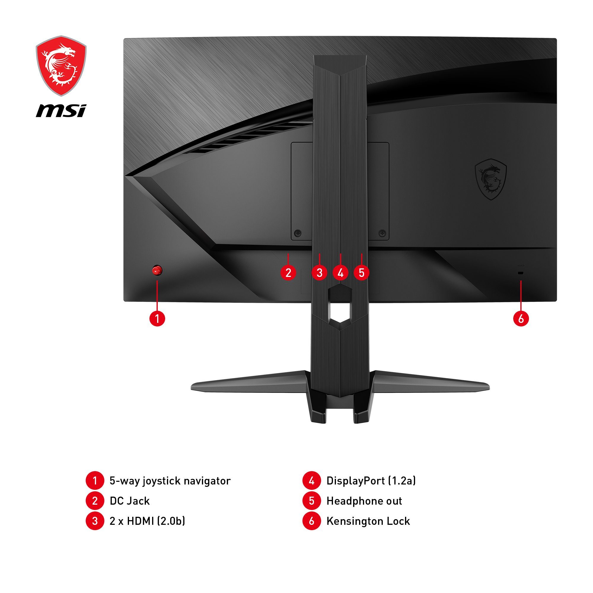 MSI Curved-gaming-ledscherm G24C6P E2, 59,9 cm / 24", Full HD