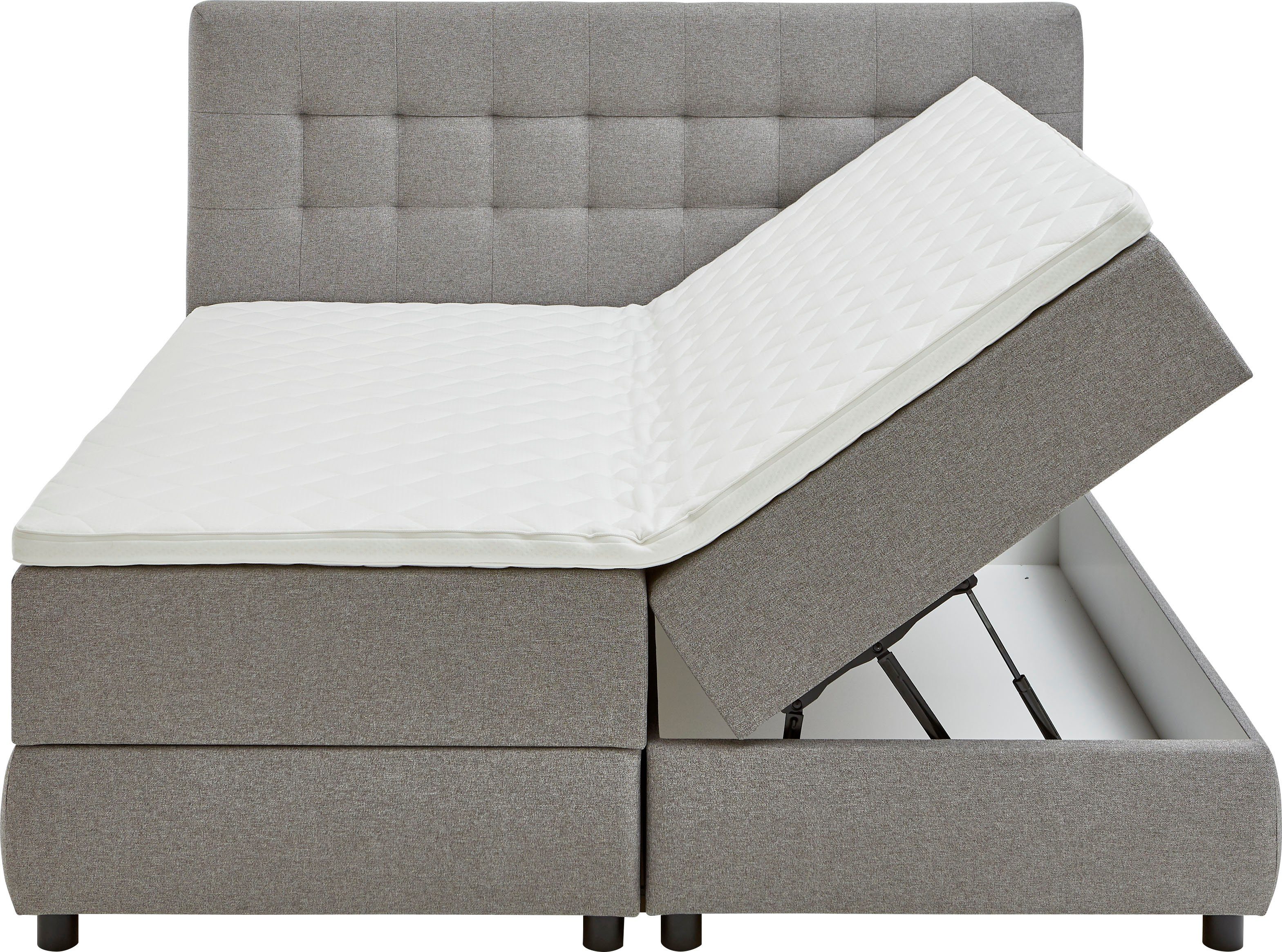 ATLANTIC home collection Boxspring Lilo inclusief bedkist en topper
