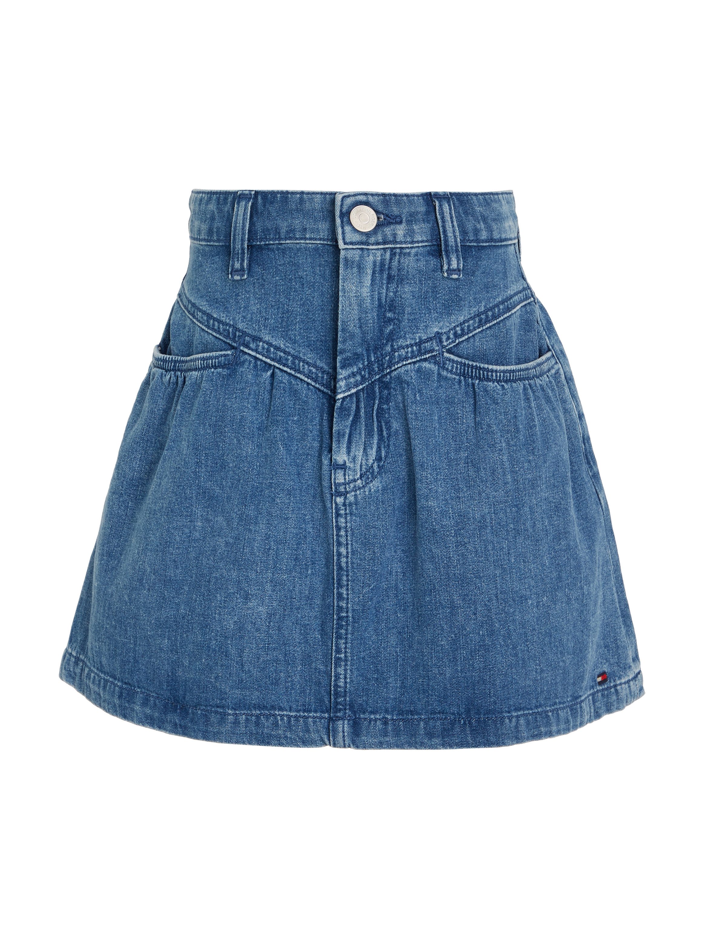 Tommy Hilfiger Rok in a-lijn DENIM FRONT YOKE DETAIL SKIRT
