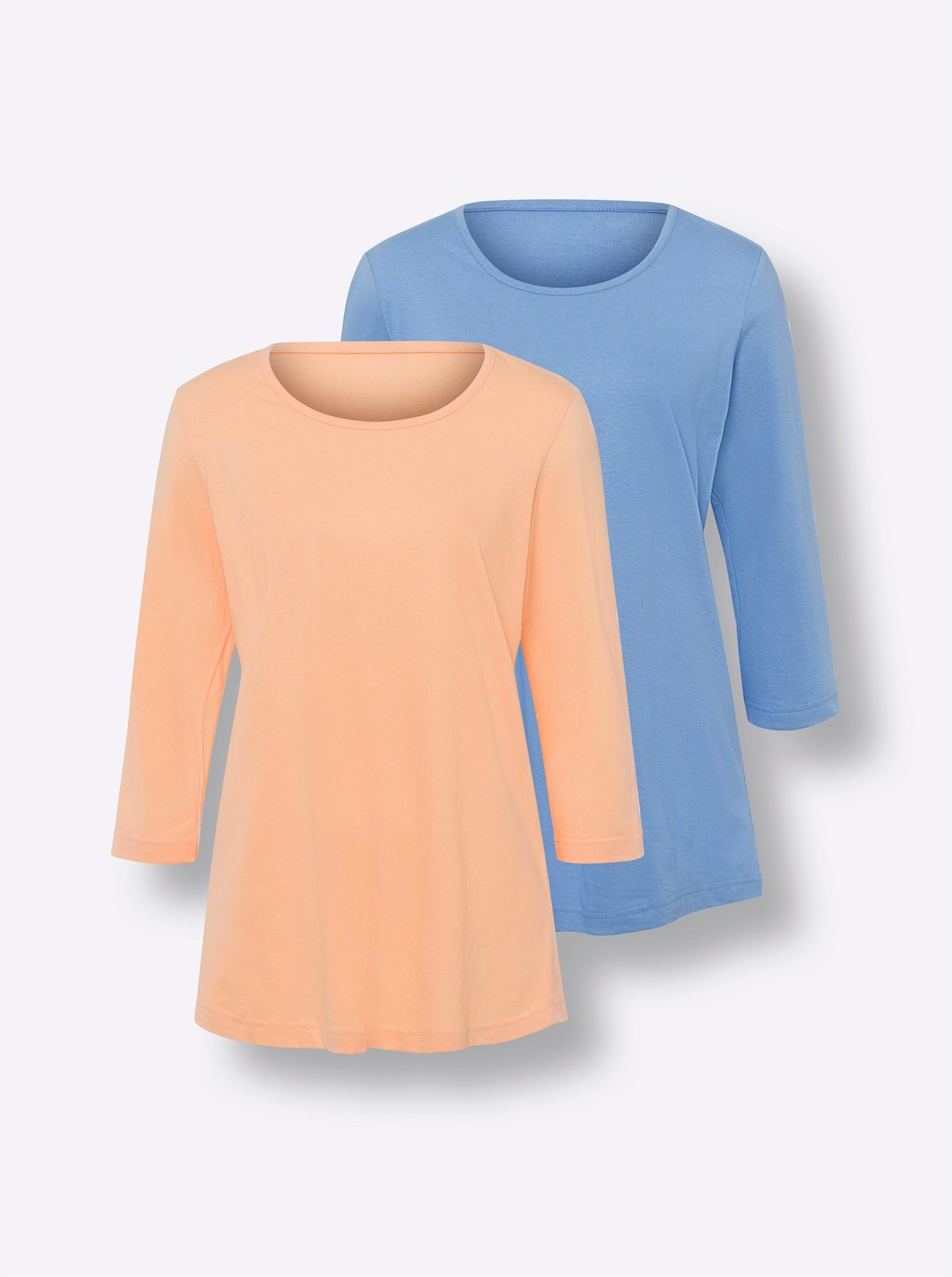 Classic Basics Lang shirt Set van 2 shirts (2-delig)