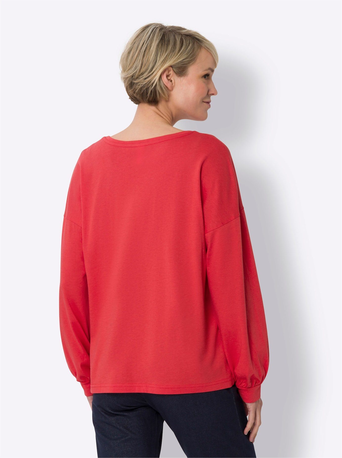 Shirt met ronde hals Vrijetijdsshirt (1-delig)