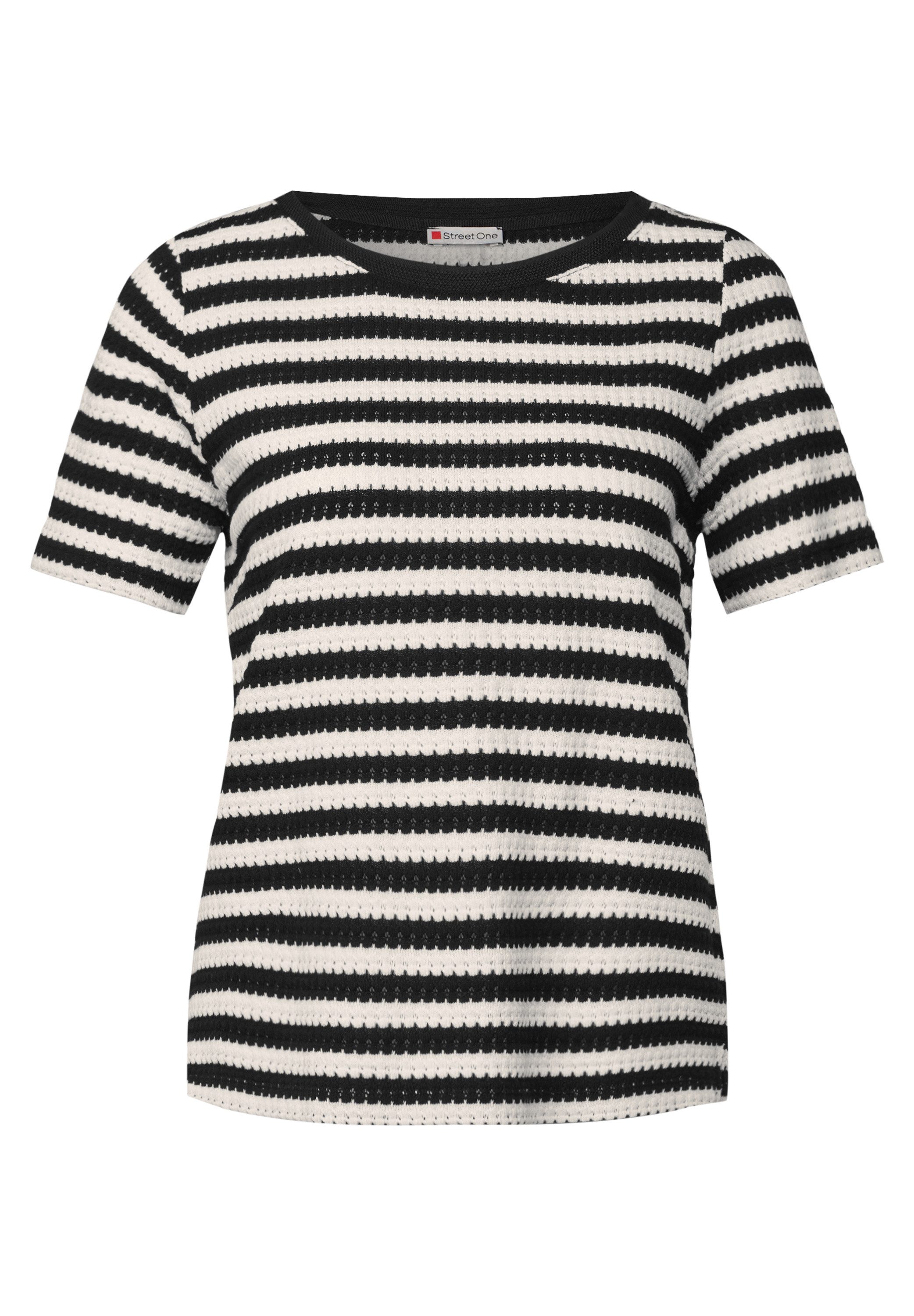 STREET ONE T-shirt met streepmotief