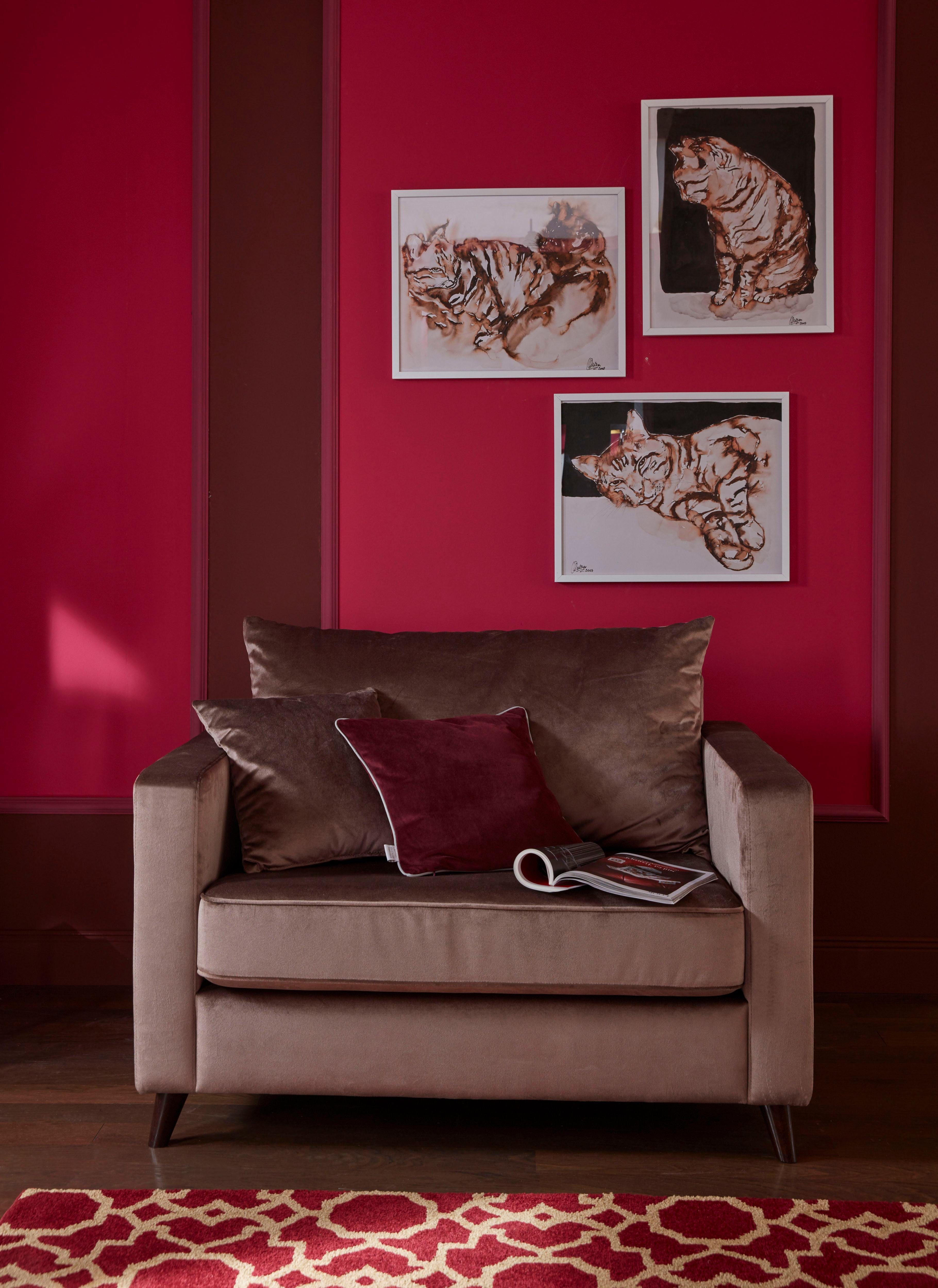Guido Maria Kretschmer Home&Living Loveseat Renesse los kussen, opstaande naad aan zitkussen