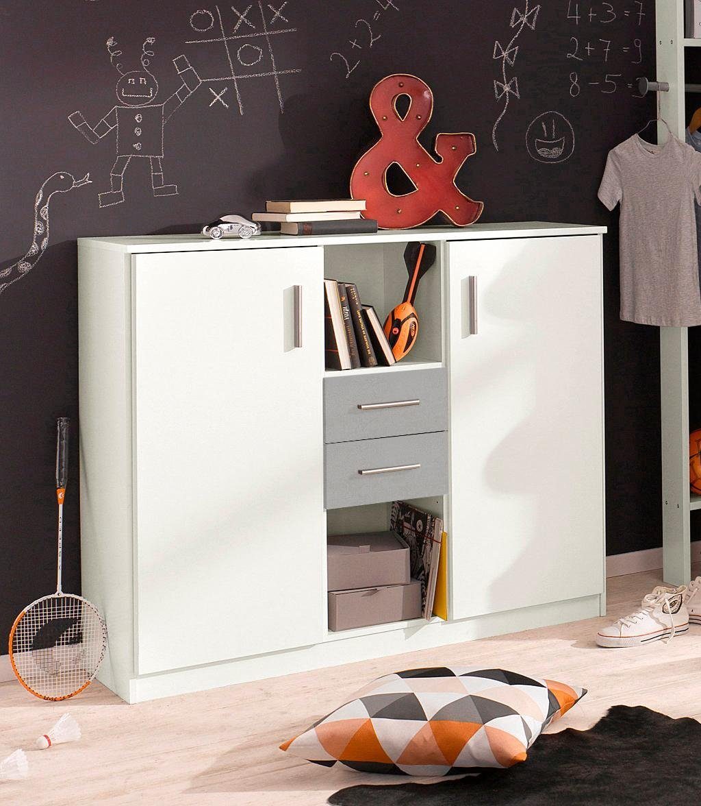 Wimex Kast met laden en deuren Joker Commode met 2 legplanken, 124 cm breed
