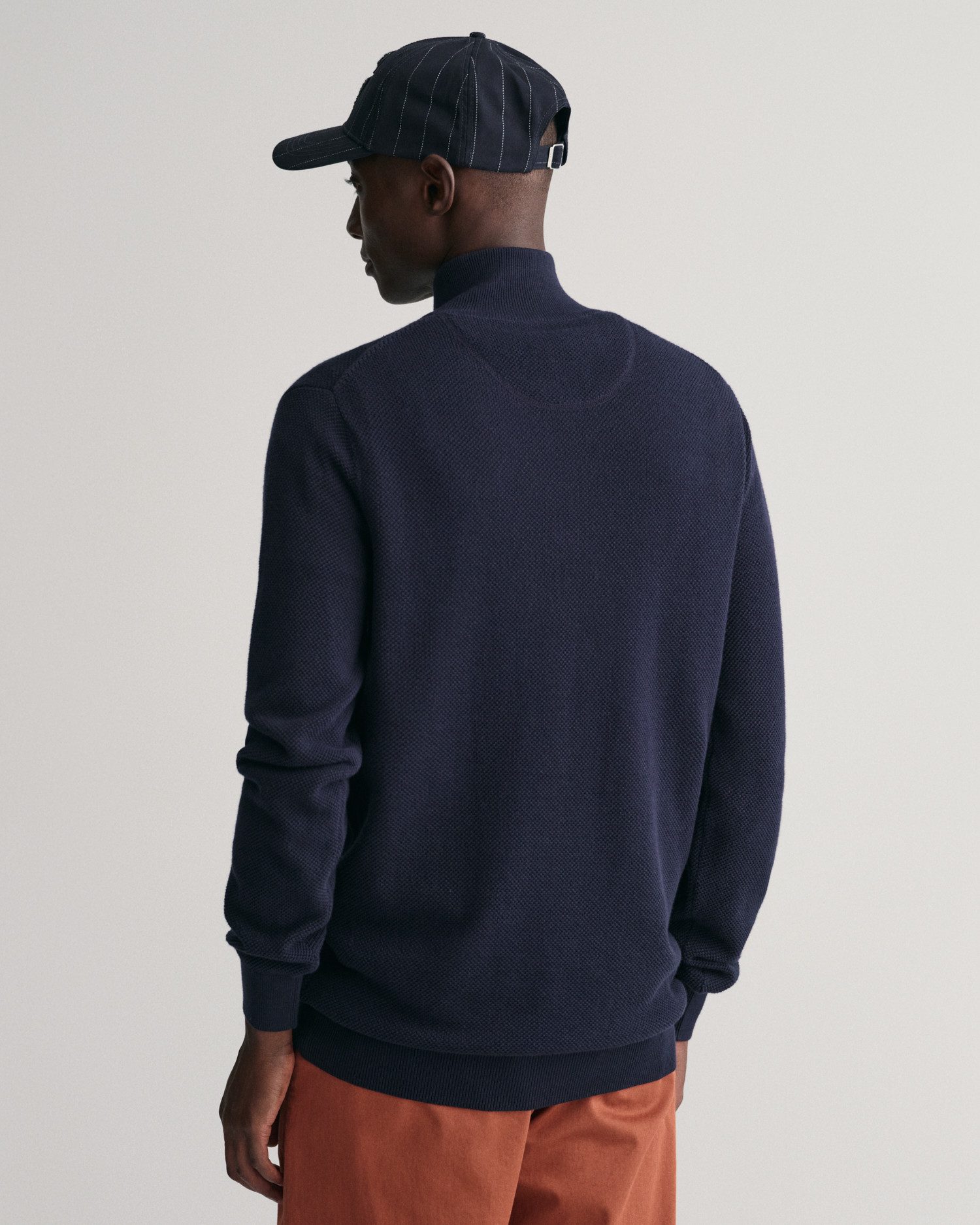 Gant Schipperstrui COTTON PIQUE HALF ZIP