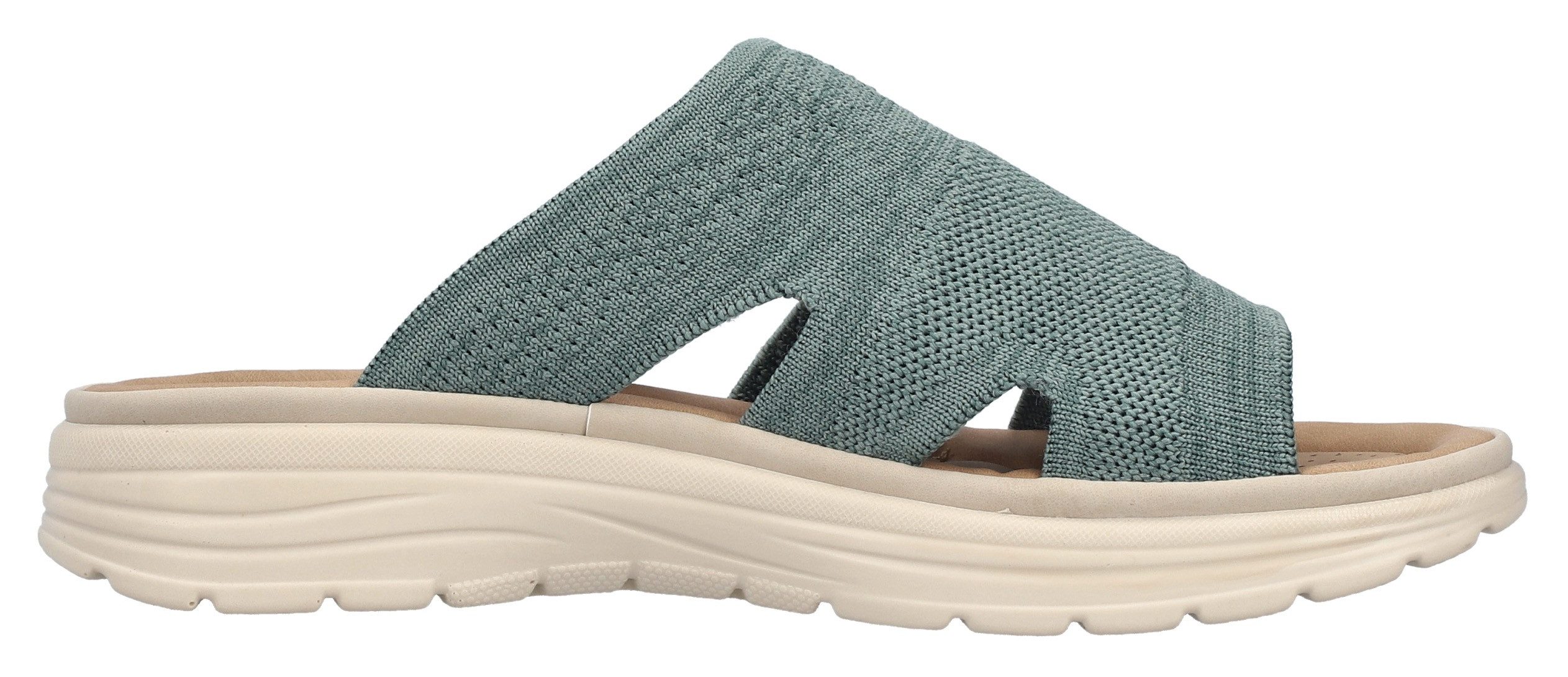 Rieker Slippers , zomerschoen, huisschoen, slippers, strandschoen met voetbed