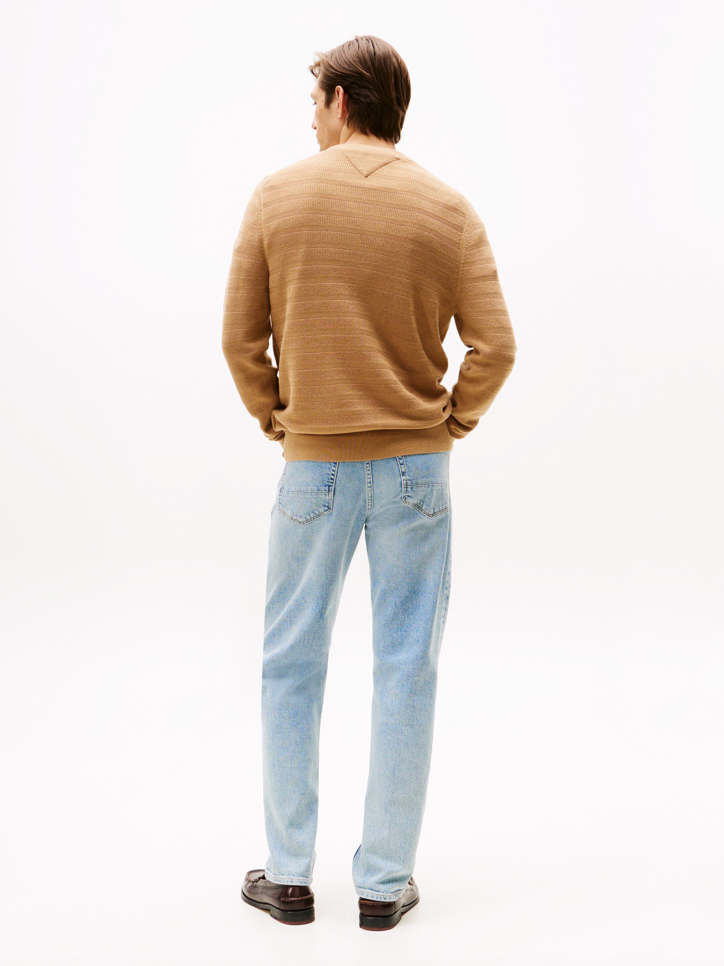 Tommy Hilfiger Trui met ronde hals STRIPE STRUCTURE