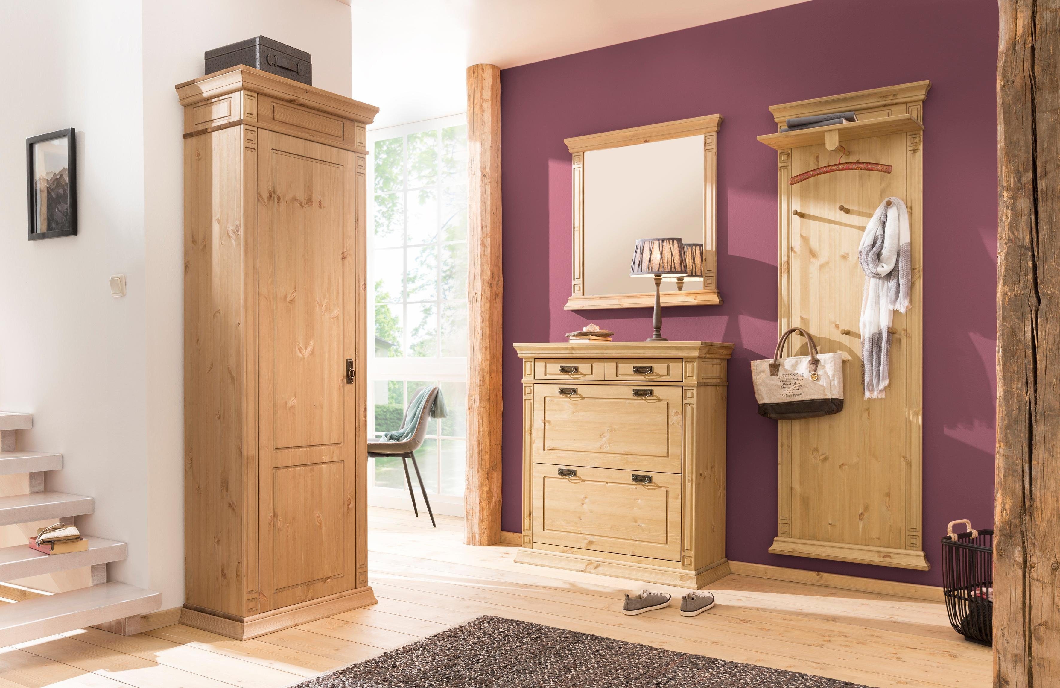 Home affaire Schoenenkast Vinales Breedte 96 cm van massief grenen