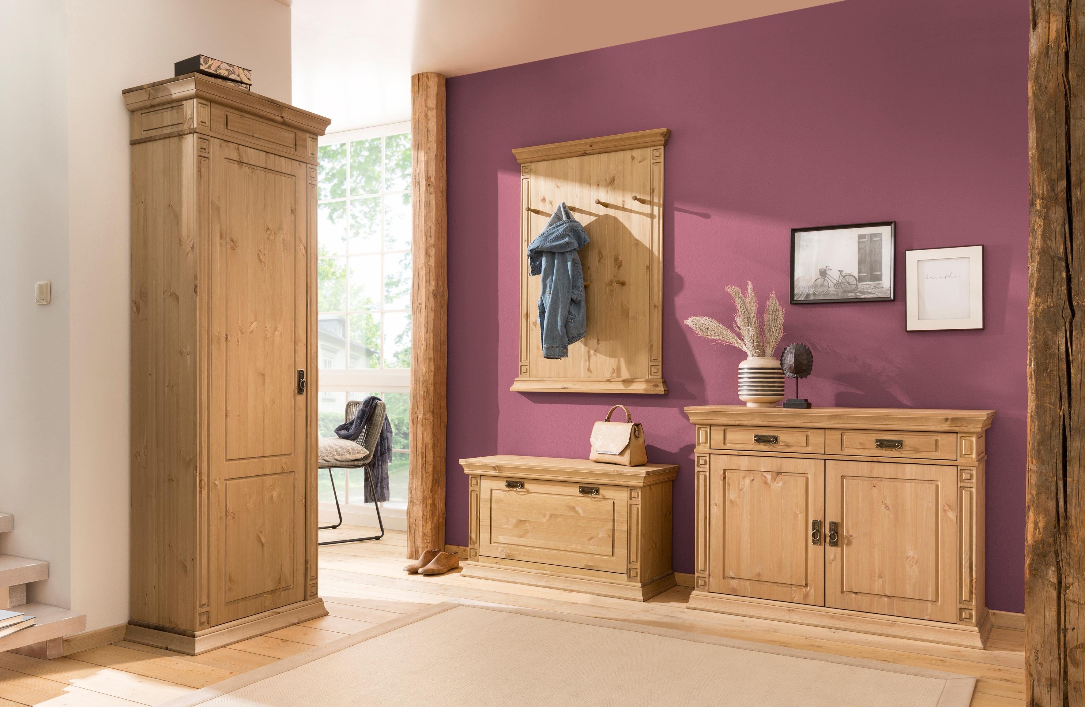 Home affaire Schoenenkast Vinales Breedte 66 cm van massief grenen