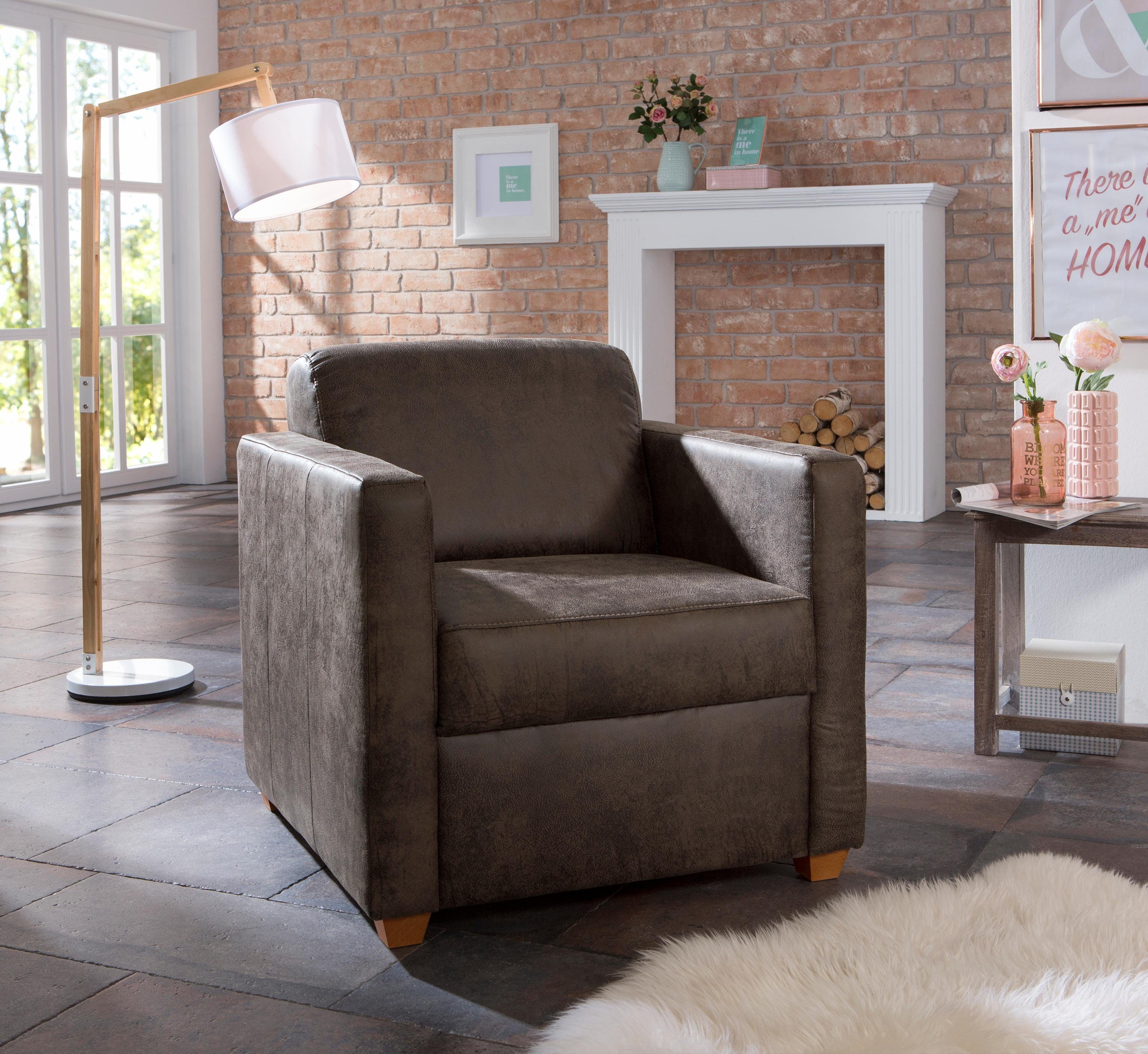 Home affaire Fauteuil Belfort met binnenvering