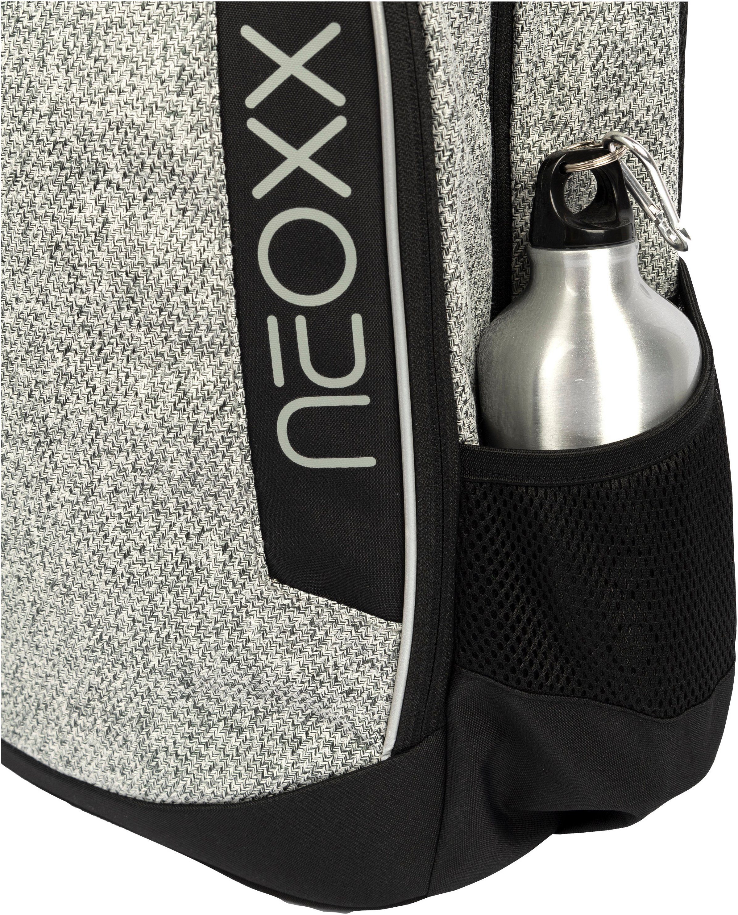 neoxx Schoolrugzak Flow, Wool the World gedeeltelijk van gerecycled materiaal