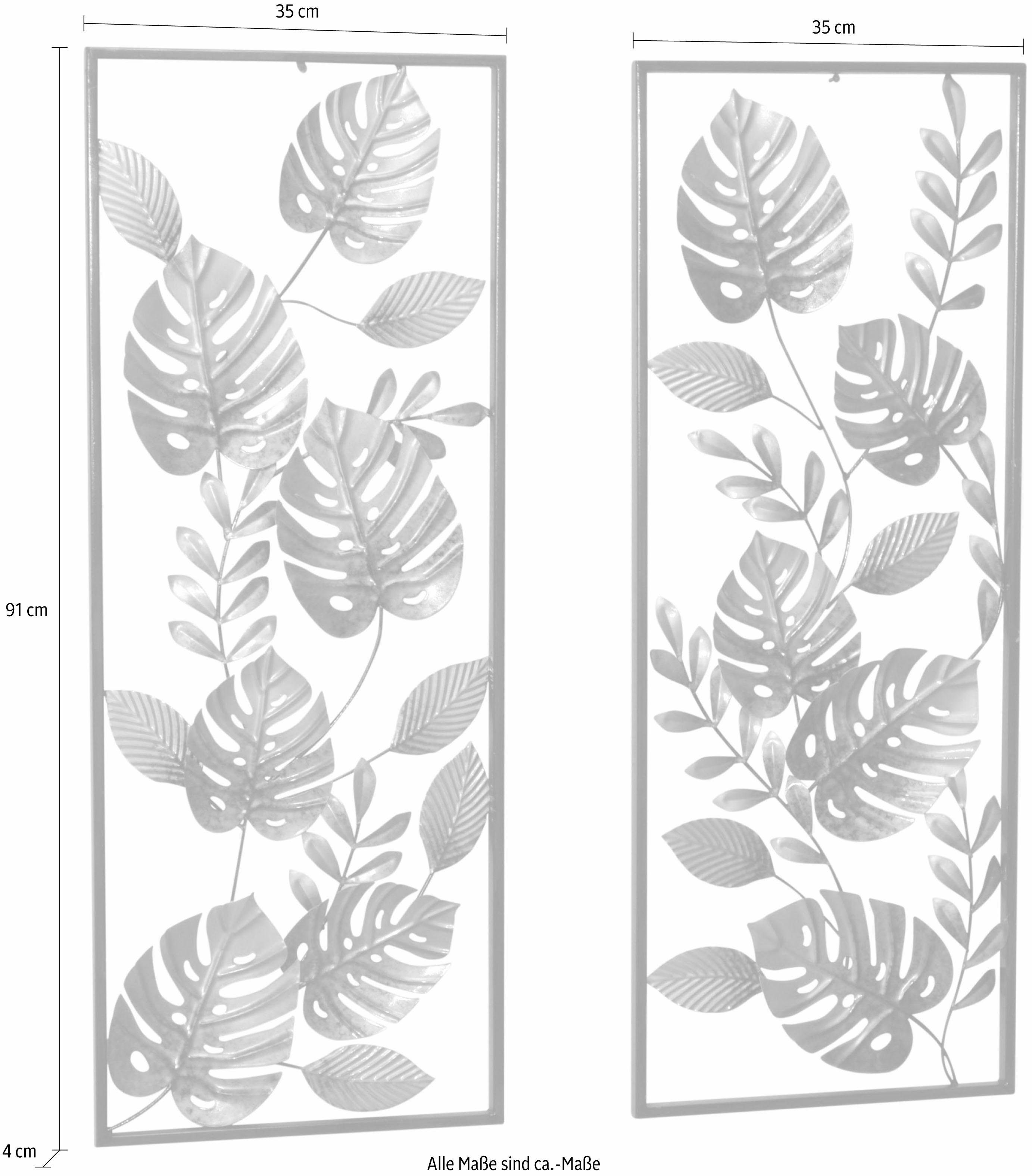 HOFMANN LIVING AND MORE Sierobject voor aan de wand (set, 2 stuks)