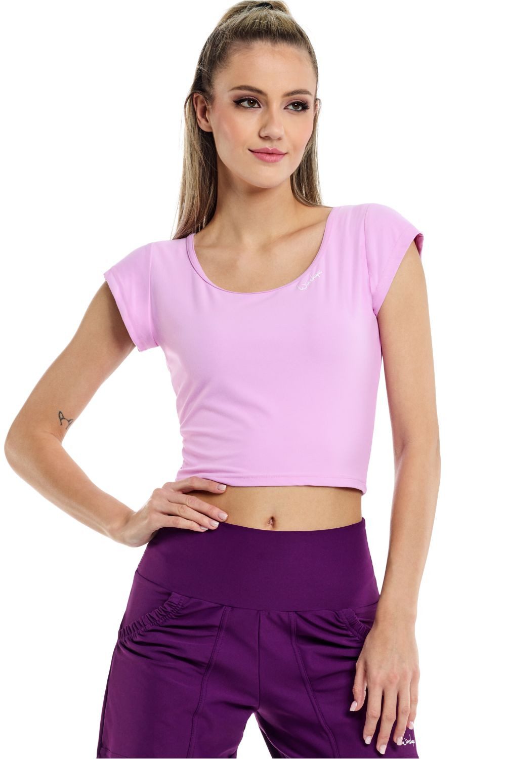 Winshape Crop-top AET137LS Functioneel licht en zacht cropped