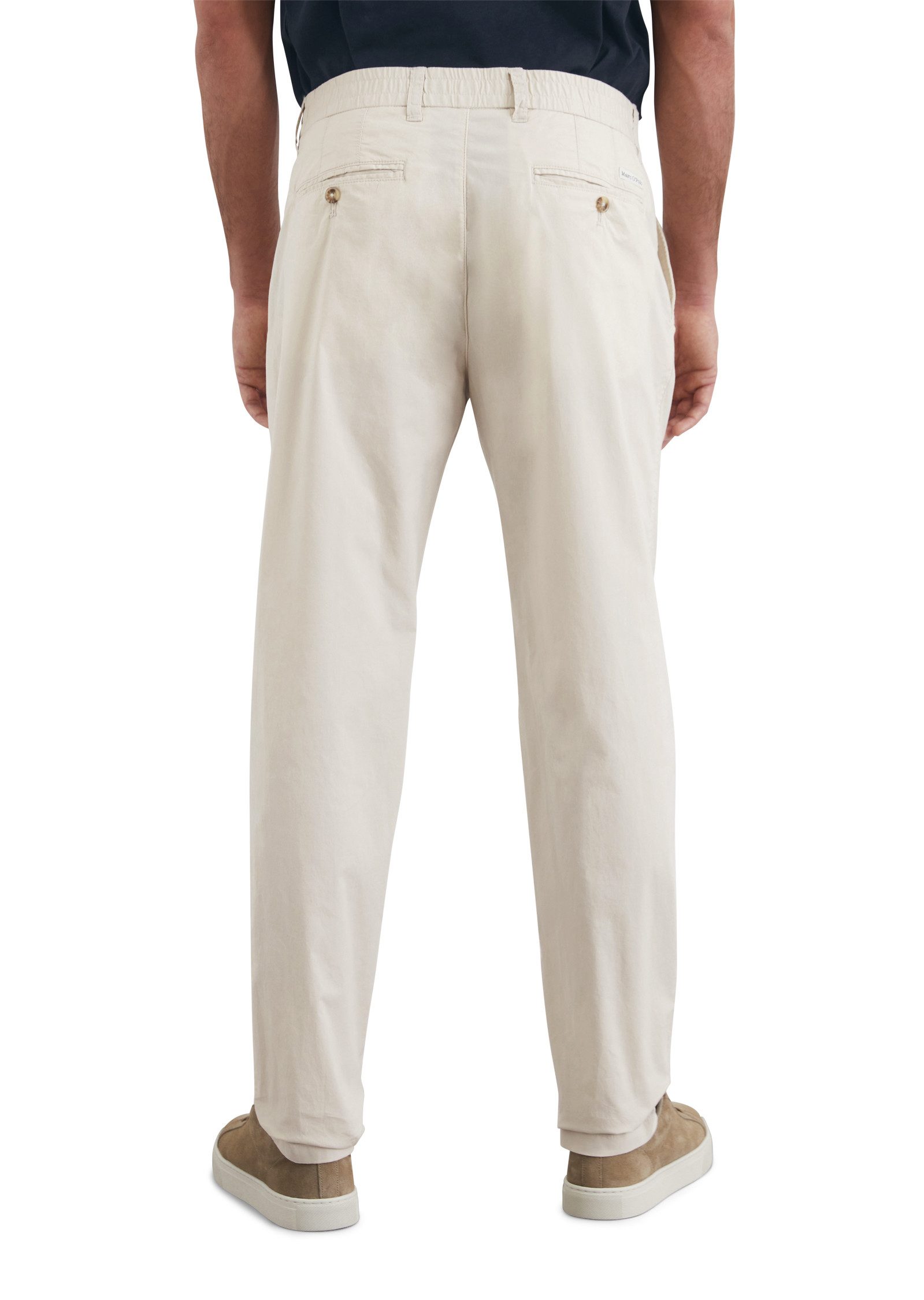 Marc O'Polo Five-pocketsbroek Broek model Morot jogger plooien