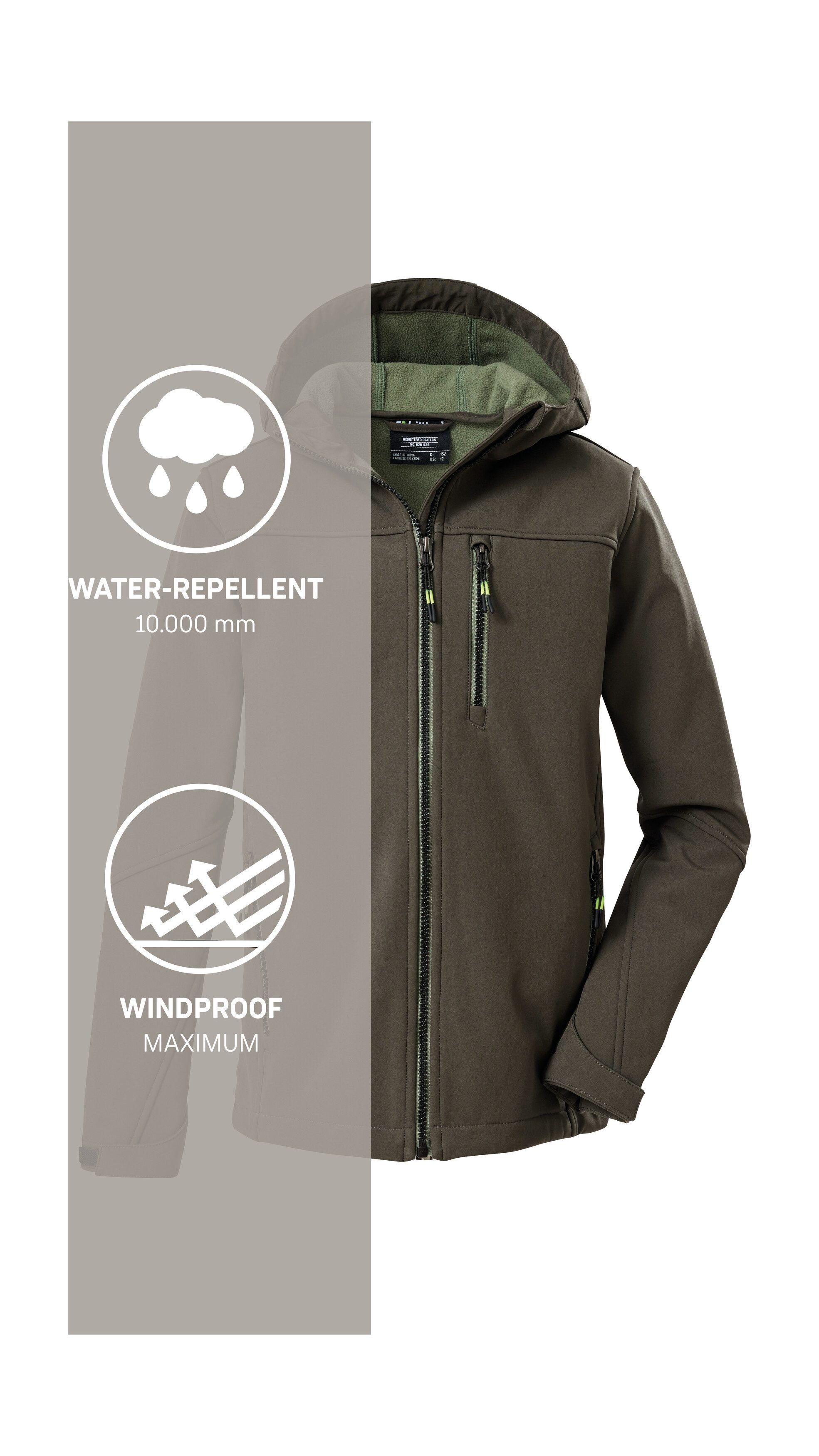 Killtec Softshell-jack Jongens Softshell-jack