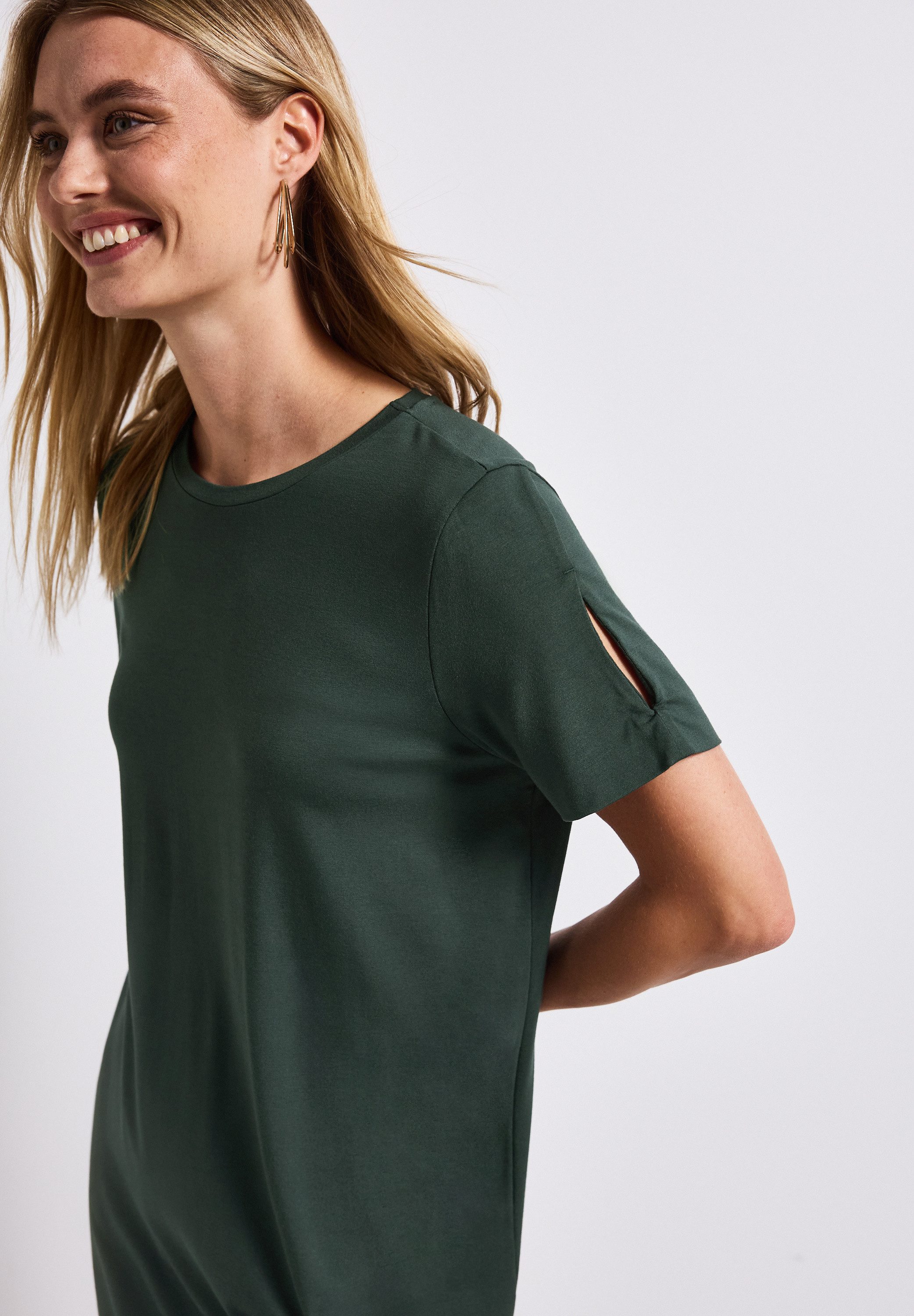 STREET ONE Shirtjurk met splitdetail