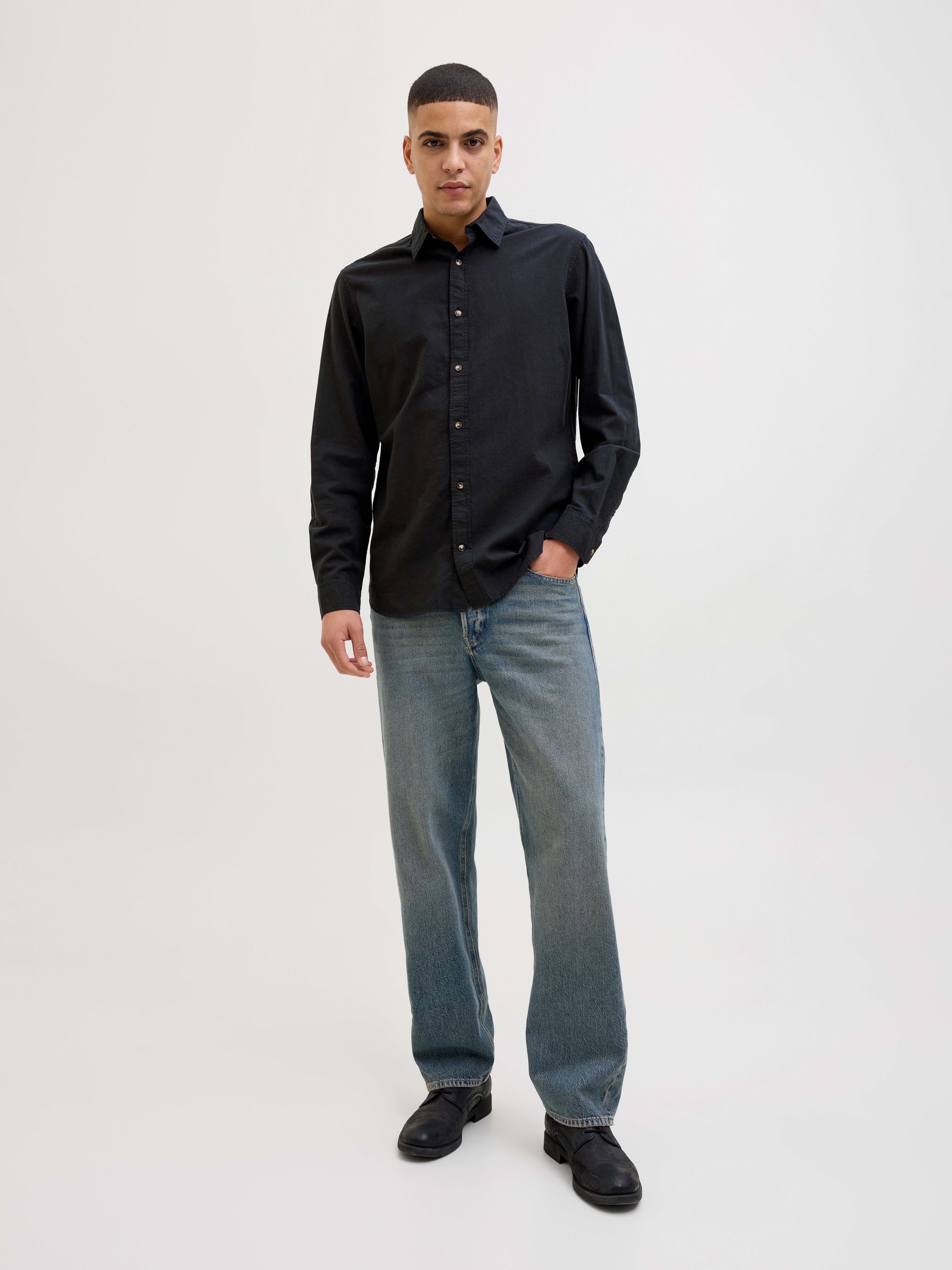 Jack & Jones Overhemd met lange mouwen JJESUMMER SHIRT LS SN