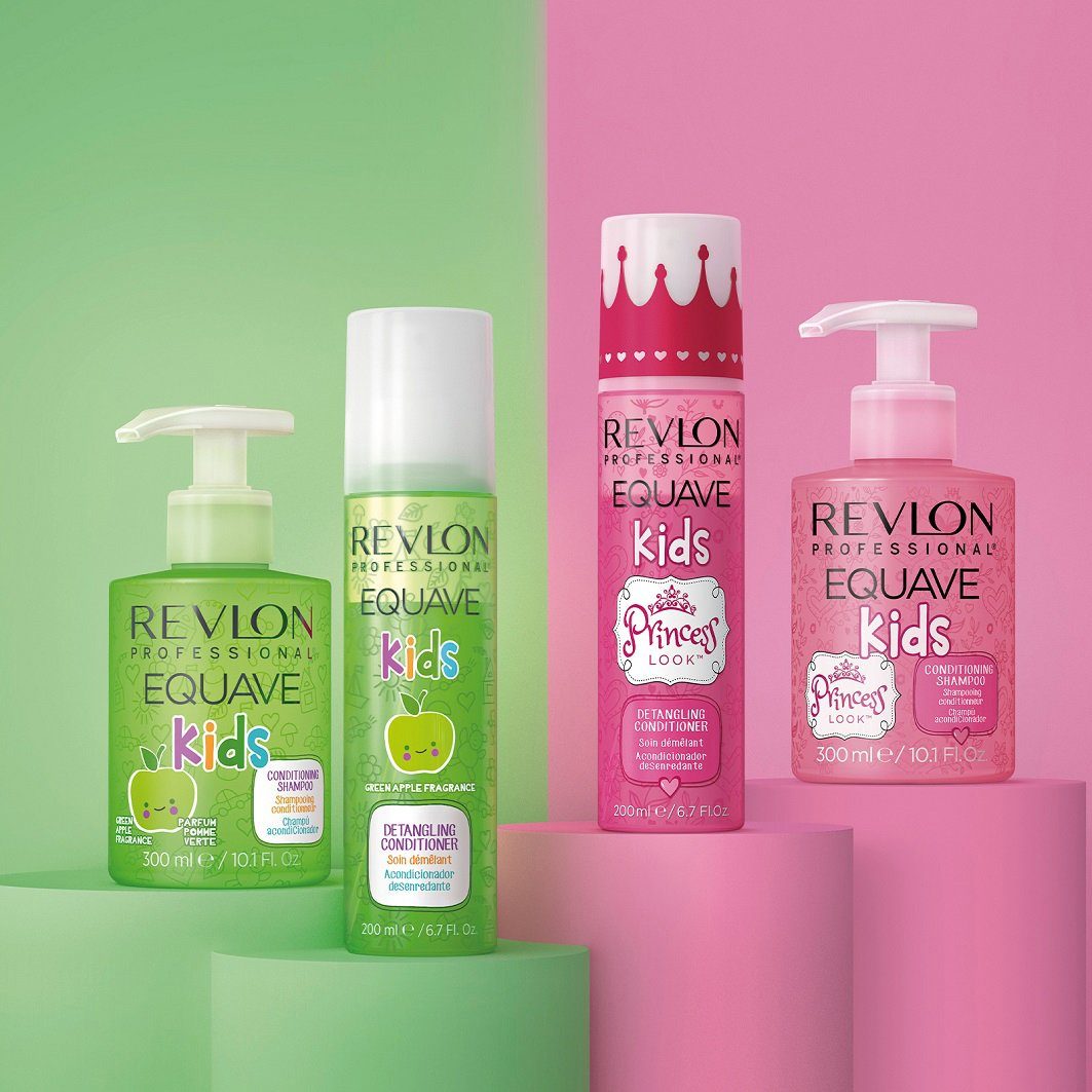 REVLON PROFESSIONAL Haarconditioner Equave Kids Princess Look Detangling Conditioner 200 ml Bloemige geur, vrij van parabenen, kleurstoffen en allergenen.