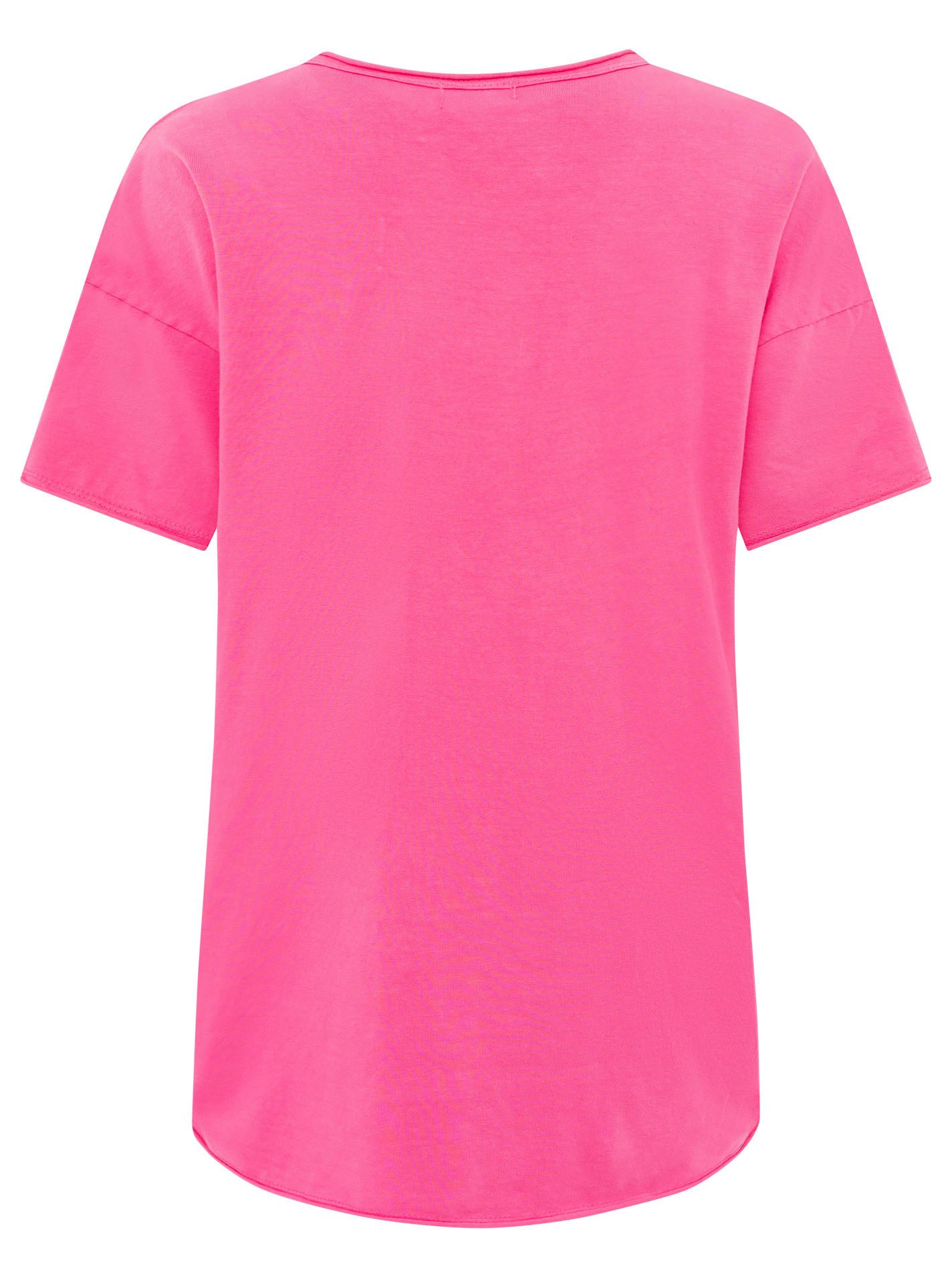 Zwillingsherz Shirt met korte mouwen Oversized shirt met stempeldruk "Moin"