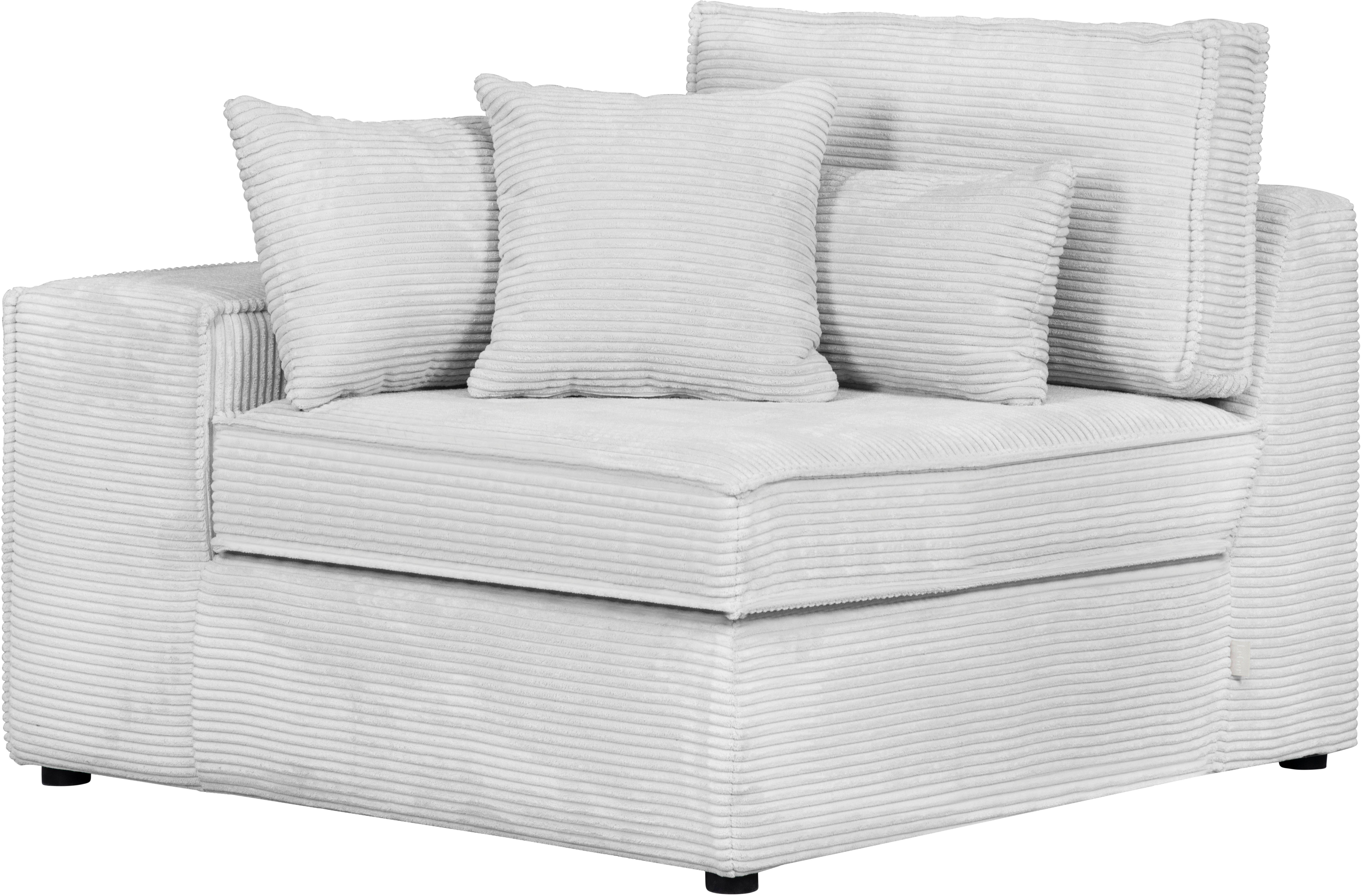 RAUM.ID Sofaelement Florid als deel van een modulaire bank, stevig zitcomfort, ook in cord