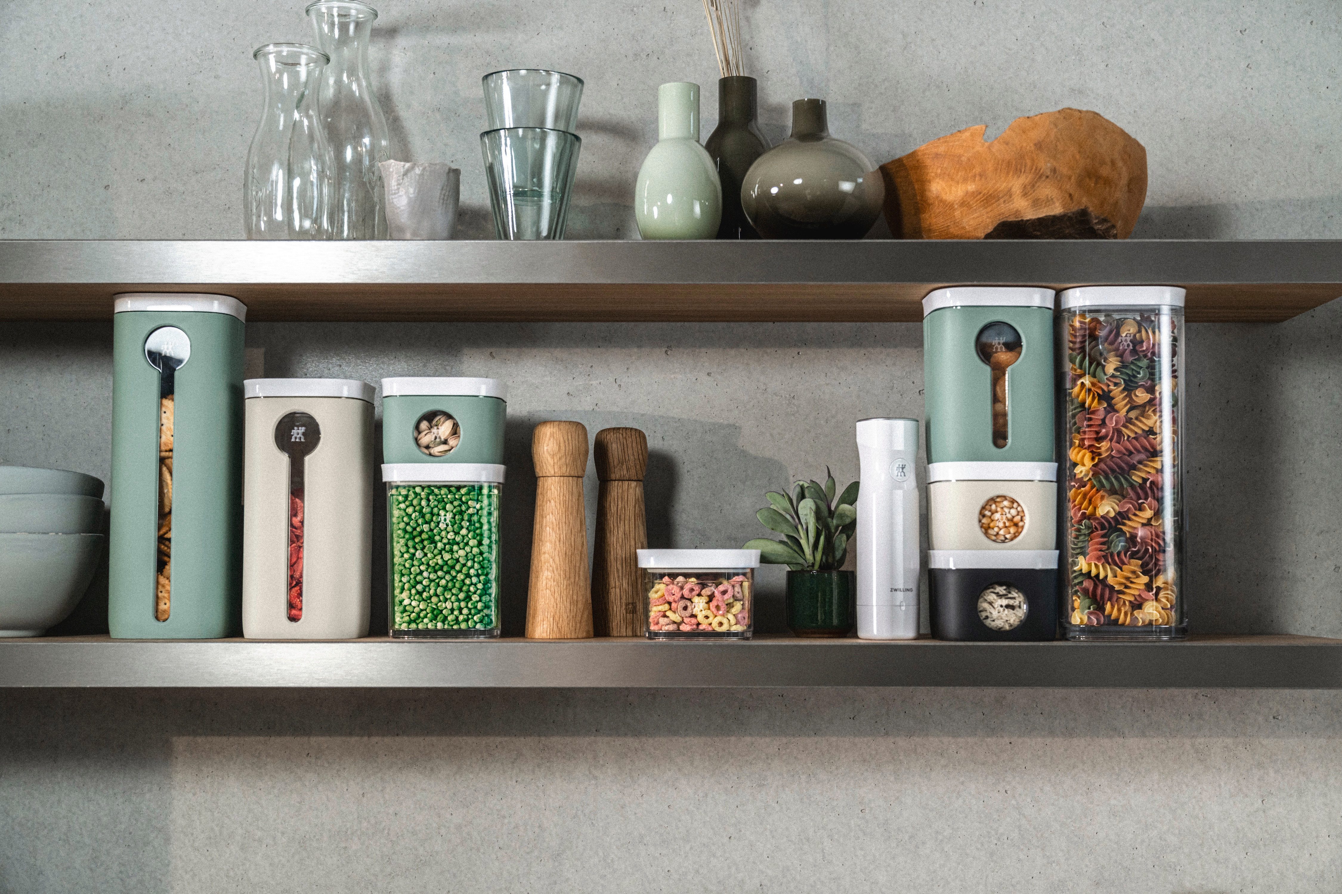 Zwilling Vacuümdoos CUBE Set M modulaire, stapelbare opbergdozen (set, 5-delig)