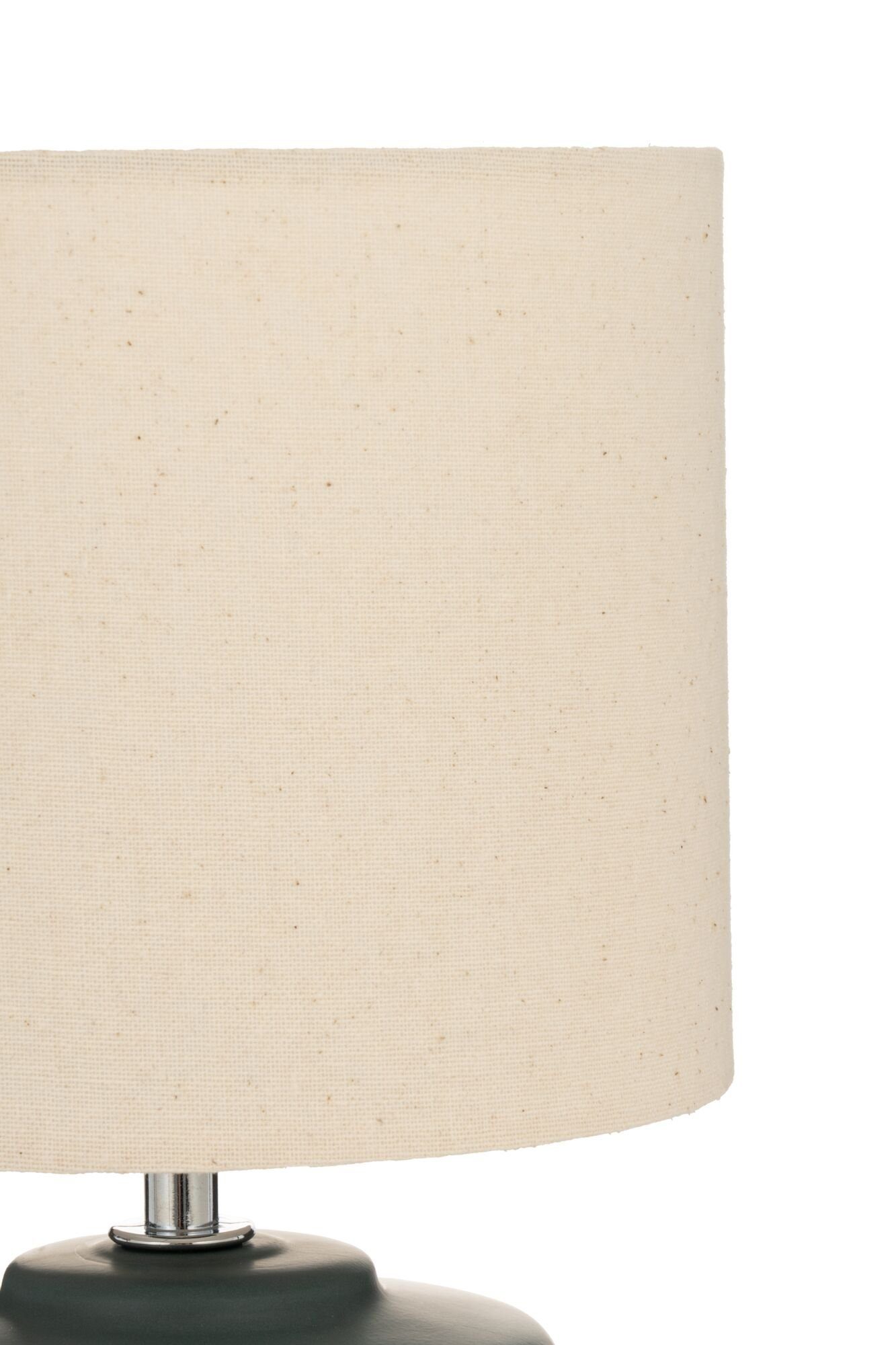 Pauleen Tafellamp Glowing Midnight max20W beige/groen mat 230V stof/keramiek