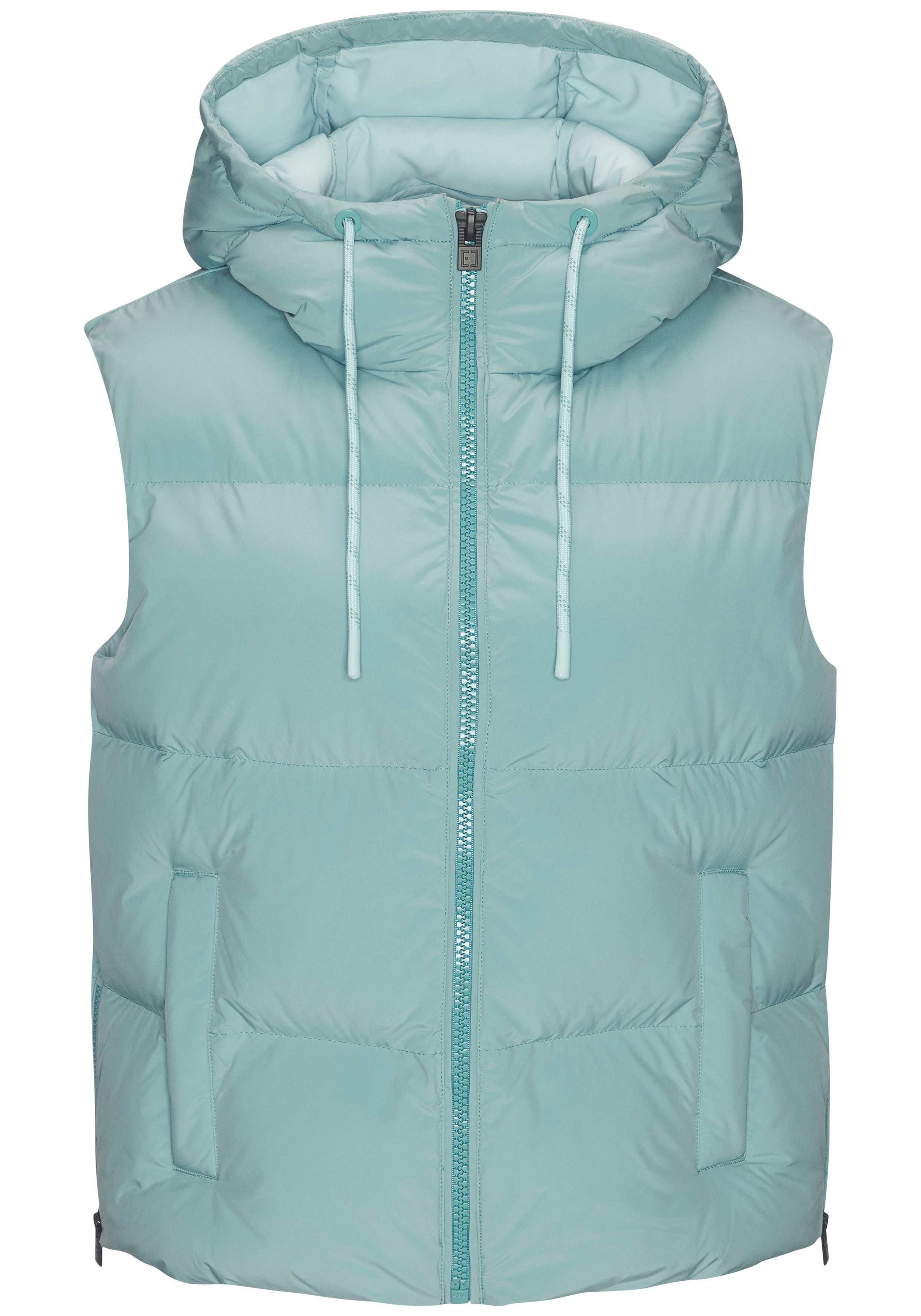 Elbsand Bodywarmer met grote logoprint op de rug